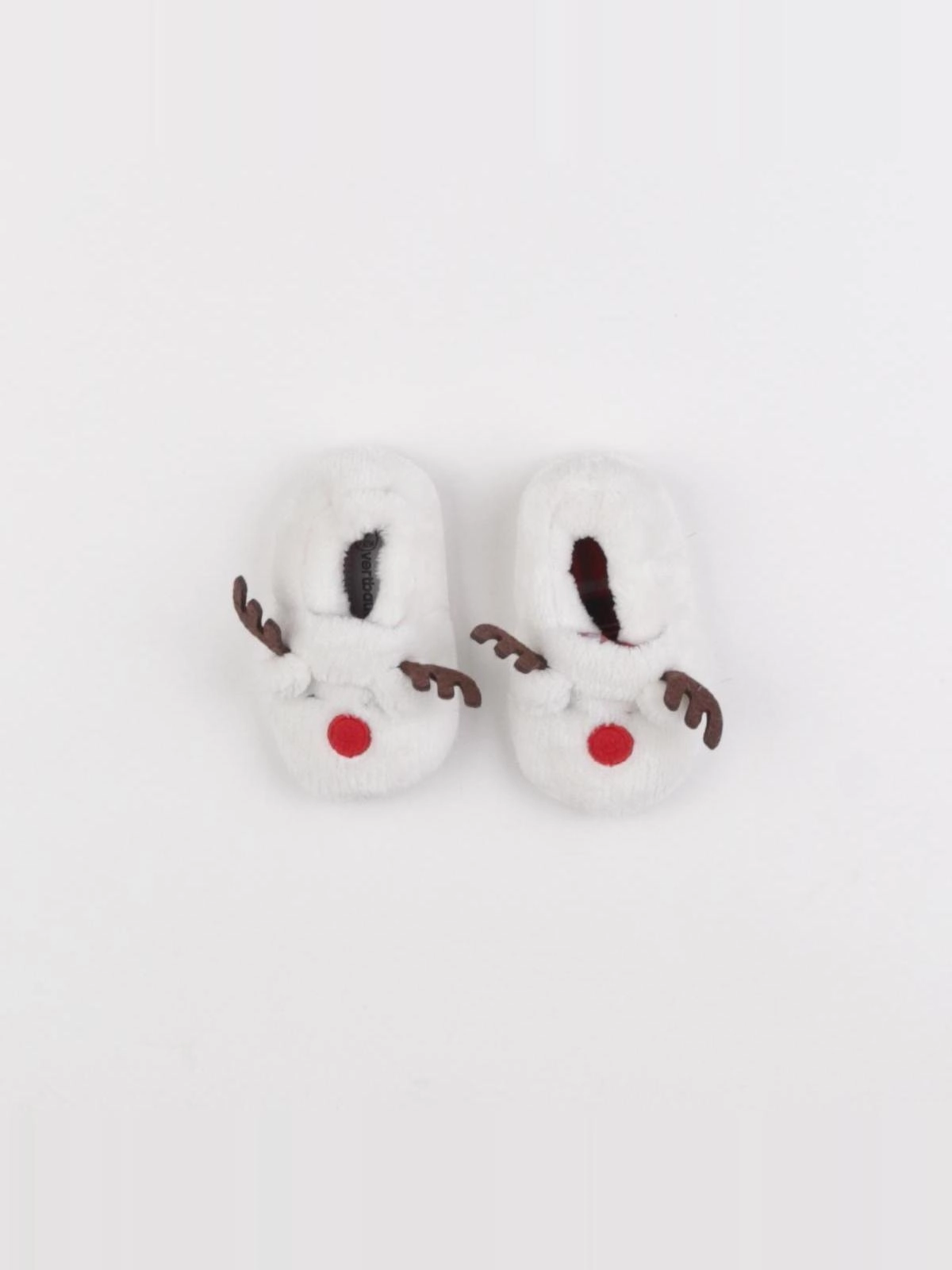 Vertbaudet - chaussons blanc - pointure 18/19