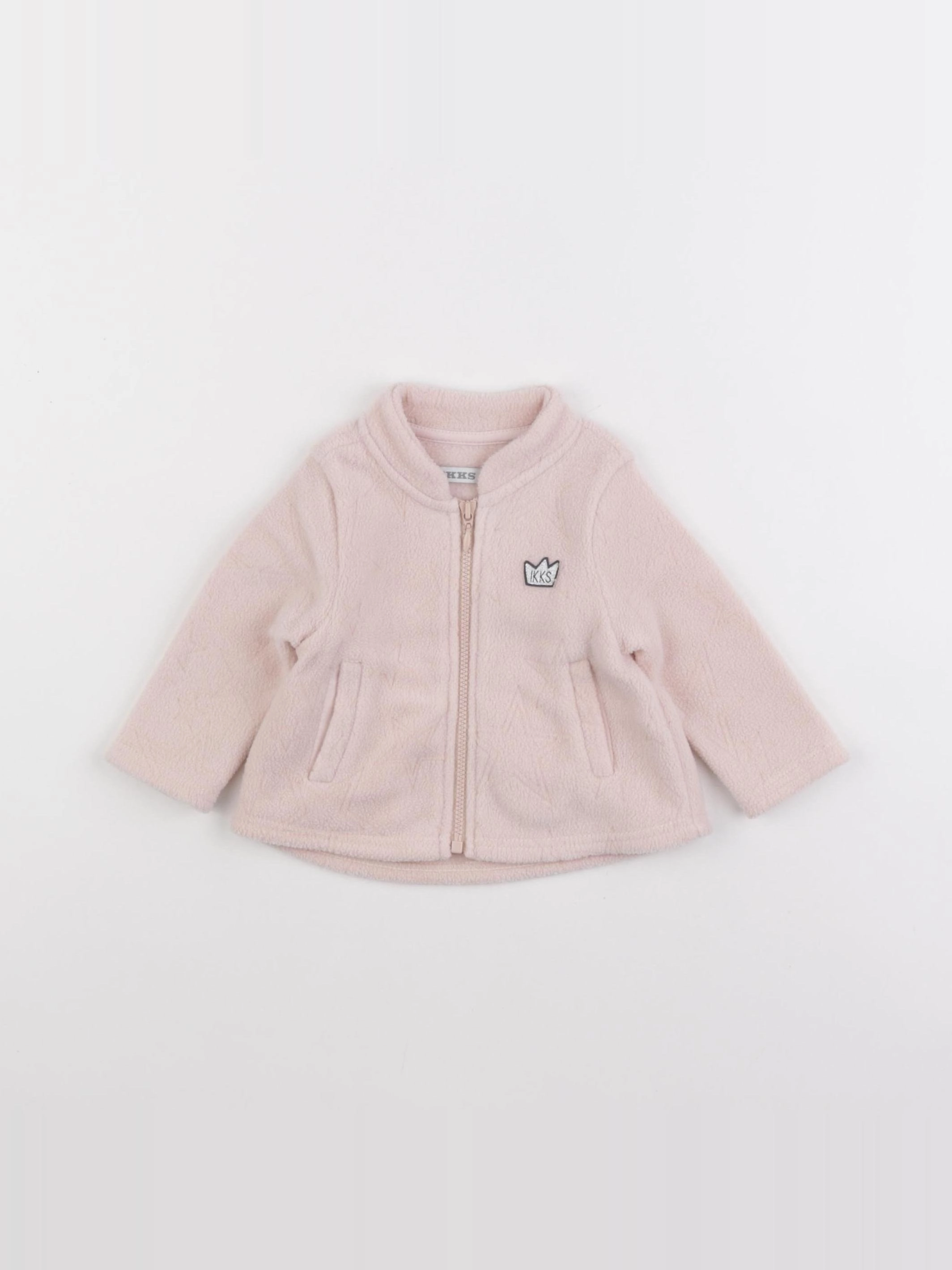 IKKS - polaire rose - 6 mois