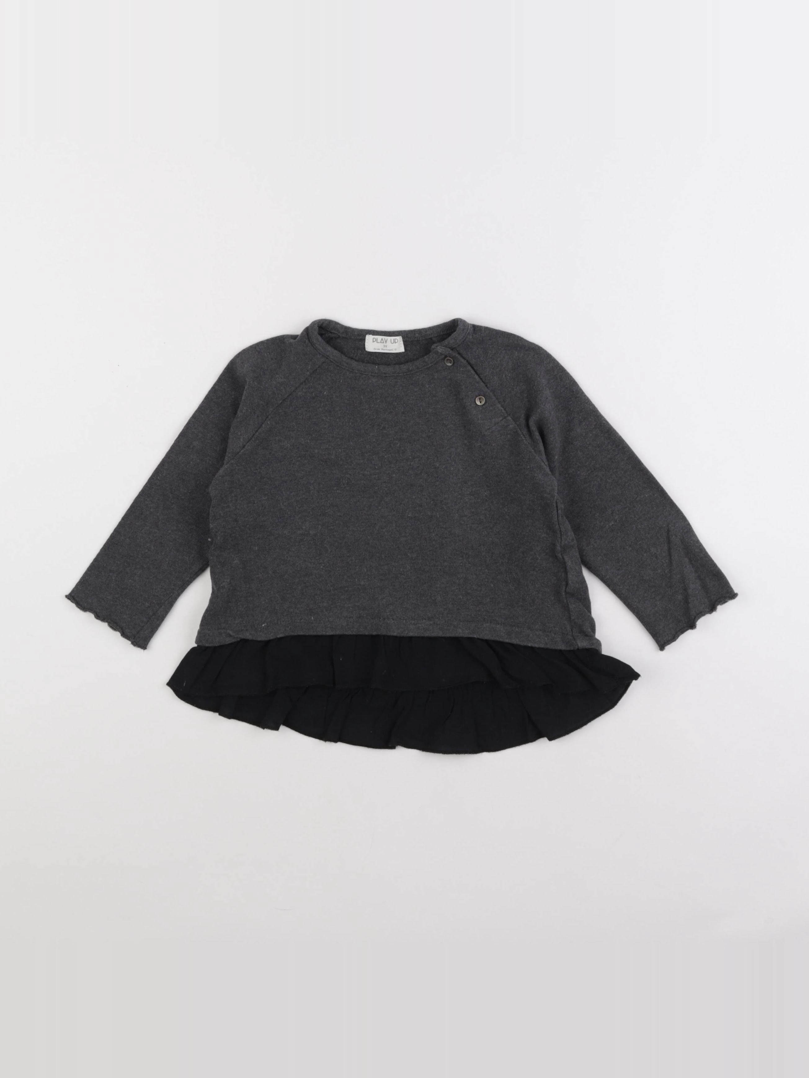 Play Up - sweat gris - 3 ans