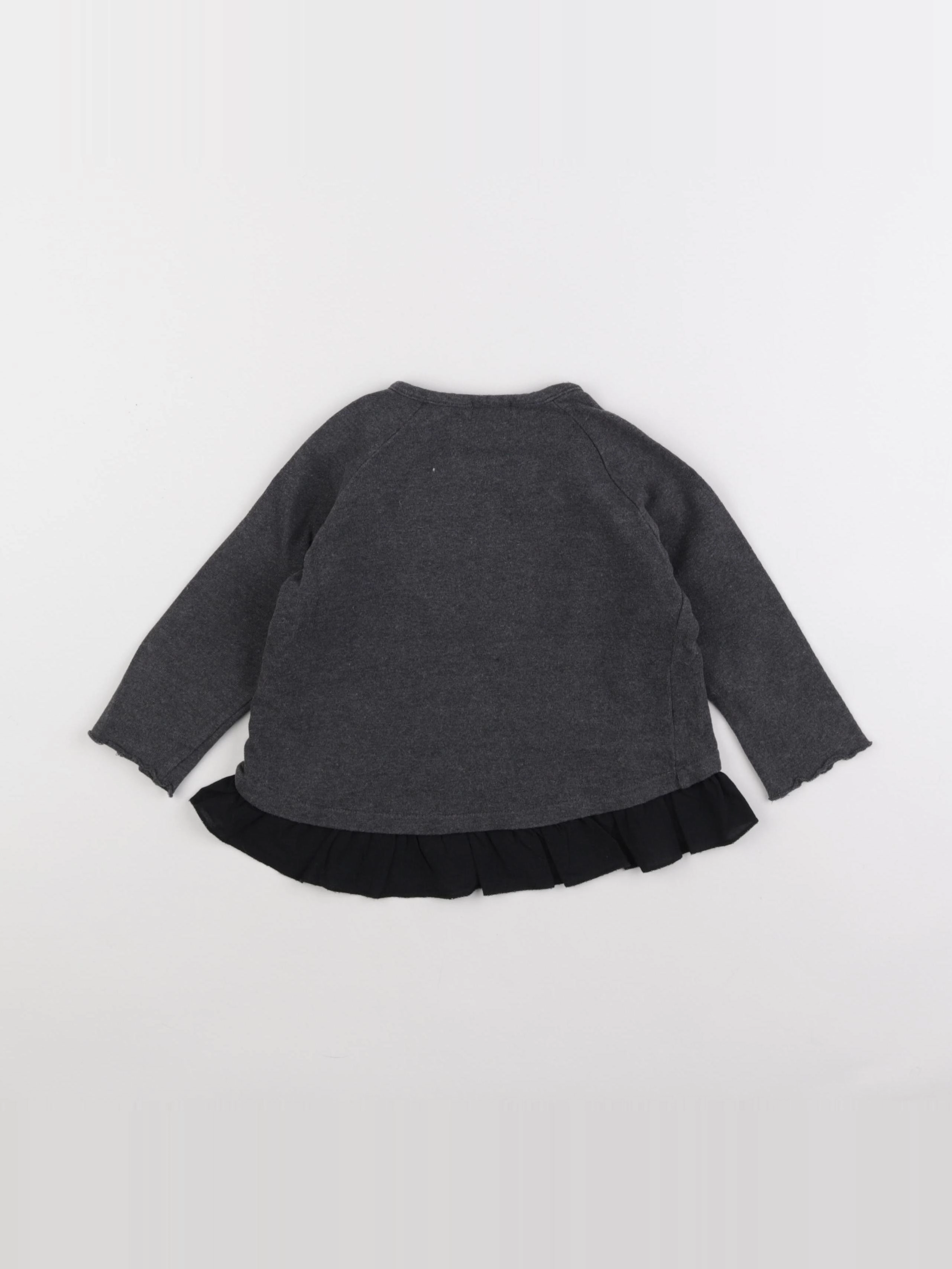 Play Up - sweat gris - 3 ans