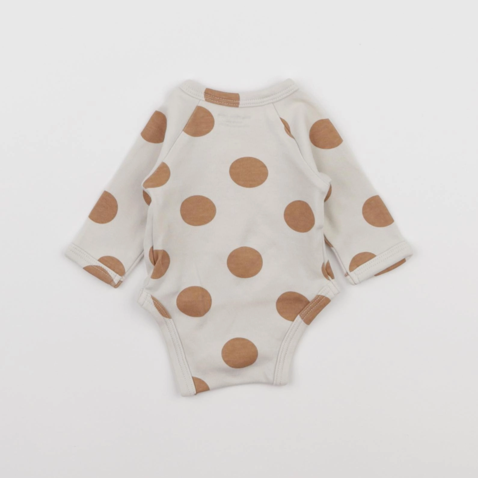 Vertbaudet - body beige, marron - 0 mois