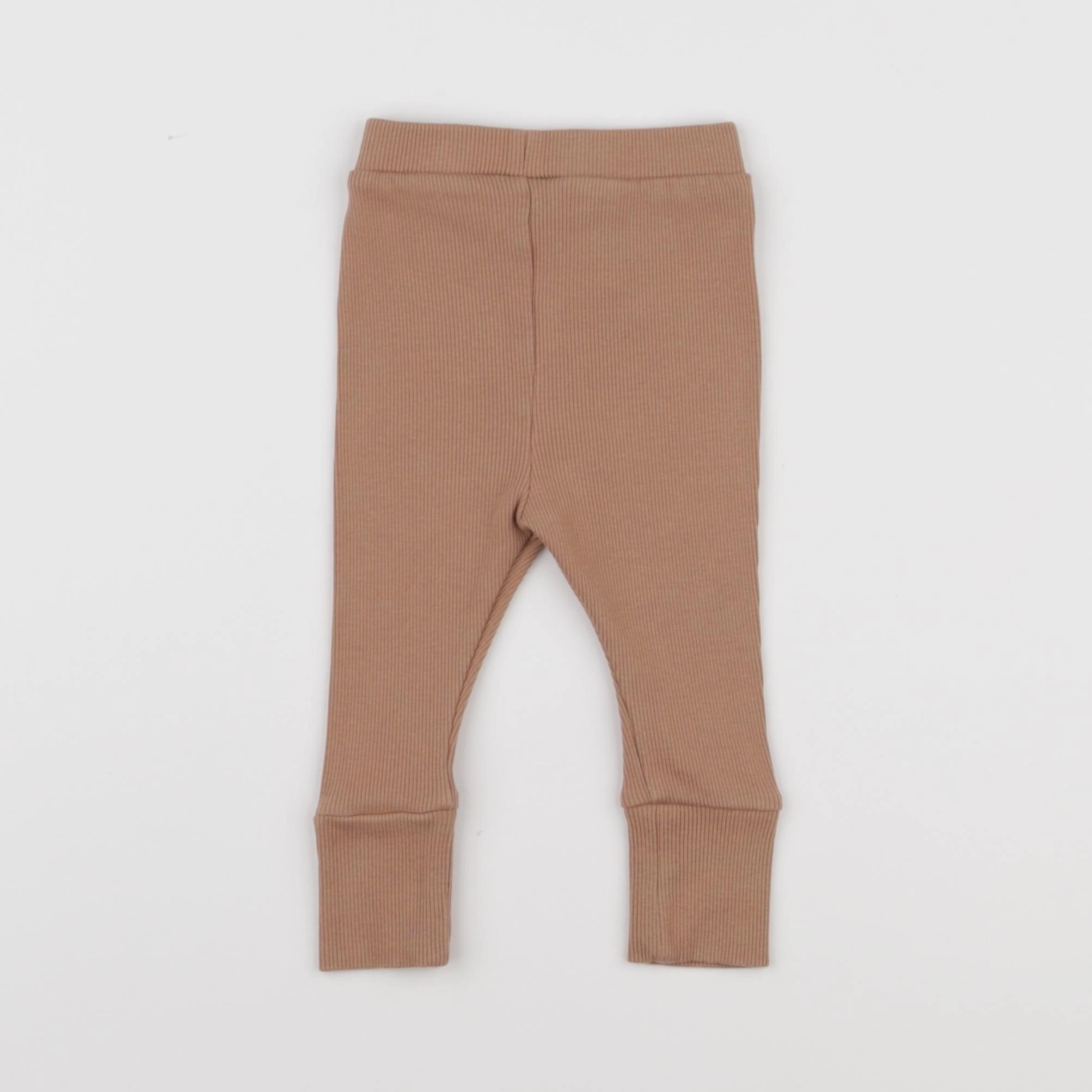 Vertbaudet - legging marron - 3/6 mois