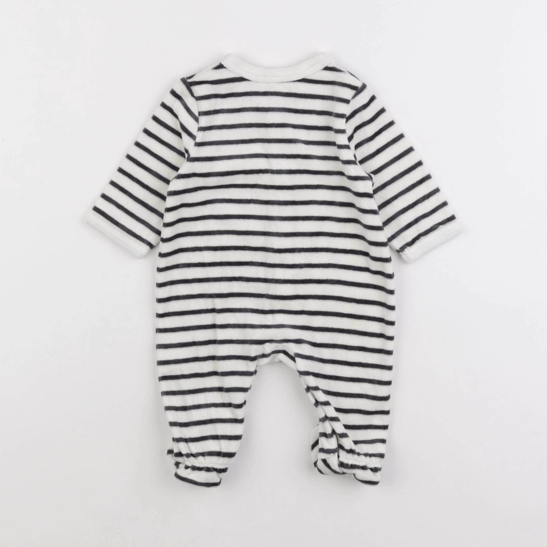 La Redoute - pyjama velours gris - 3 mois