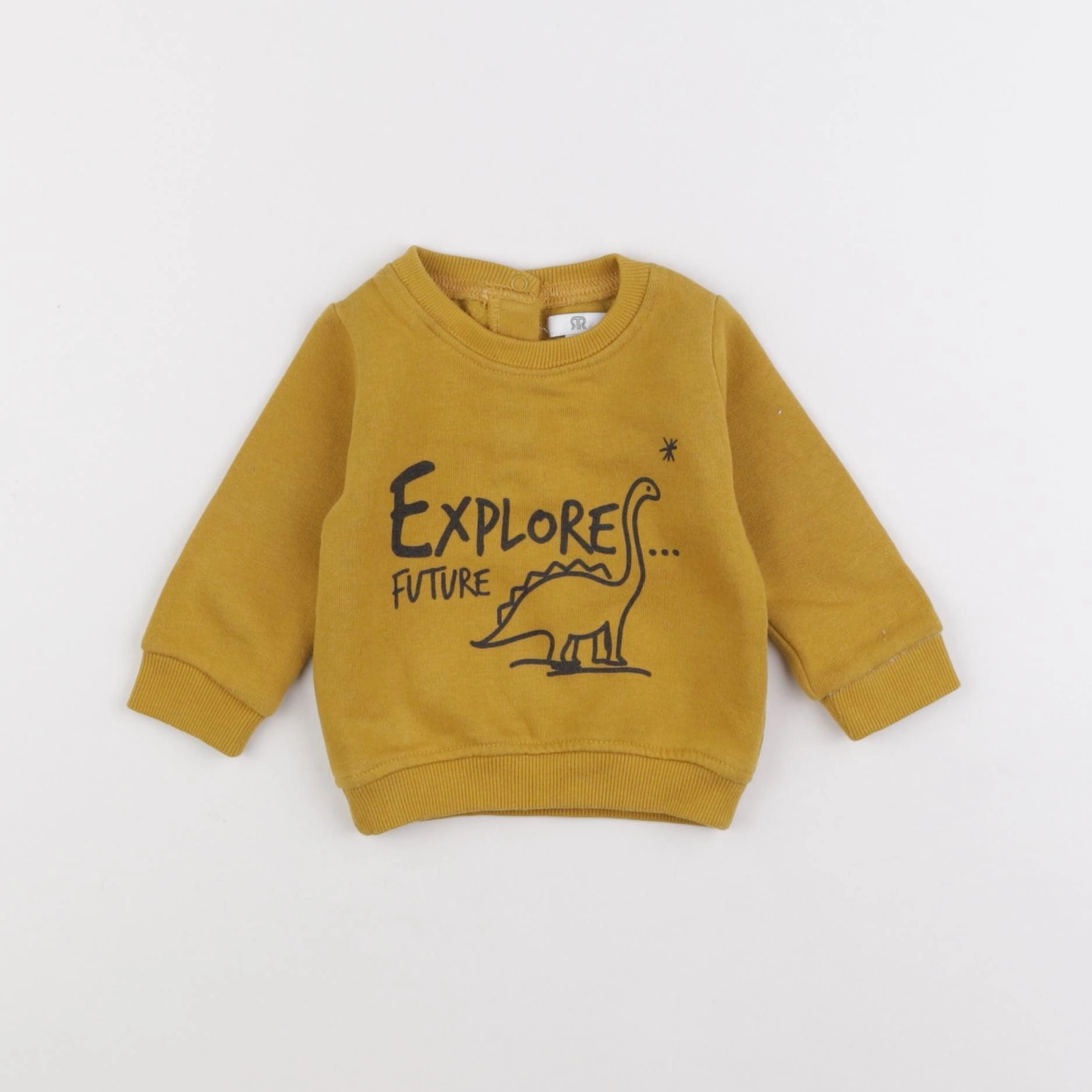 La Redoute - sweat jaune - 3 mois