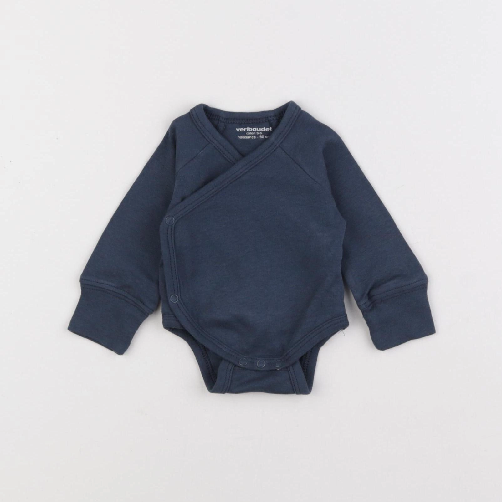Vertbaudet - body bleu - 0 mois