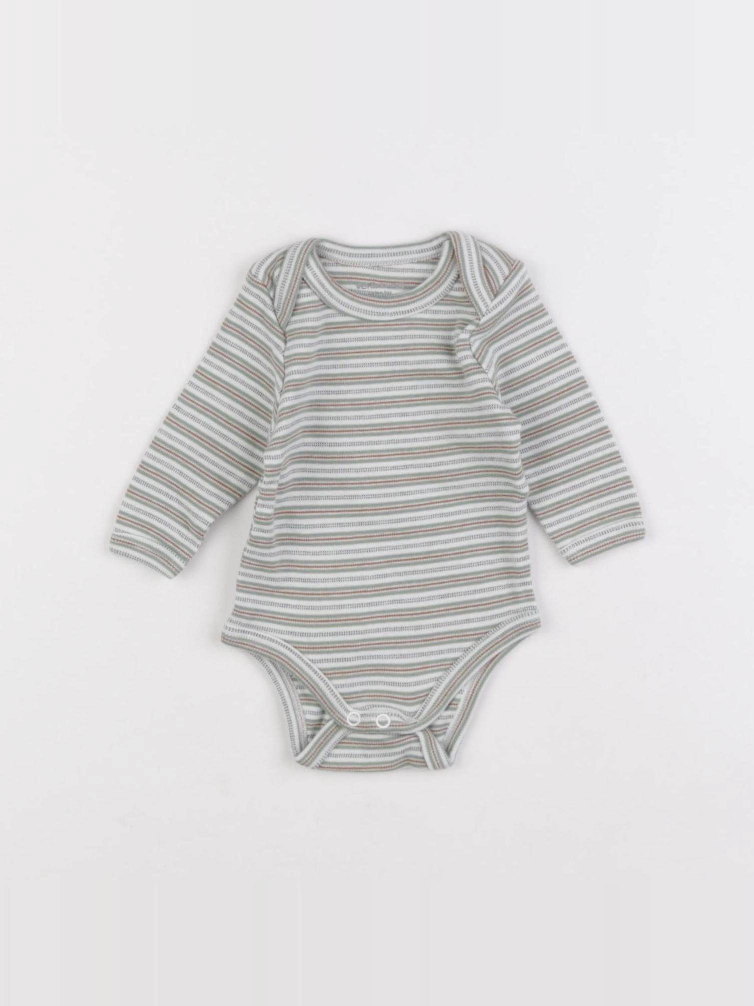 Vertbaudet - body vert - 1 mois