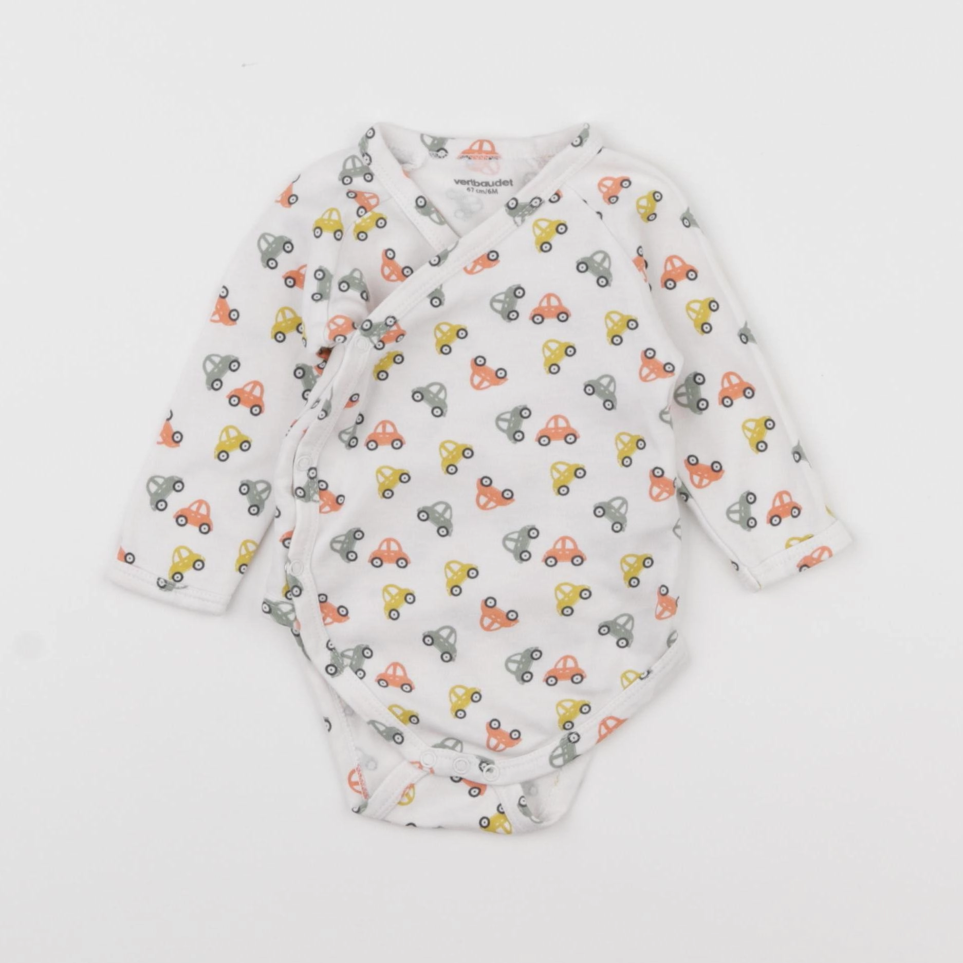 Vertbaudet - body multicolore - 6 mois
