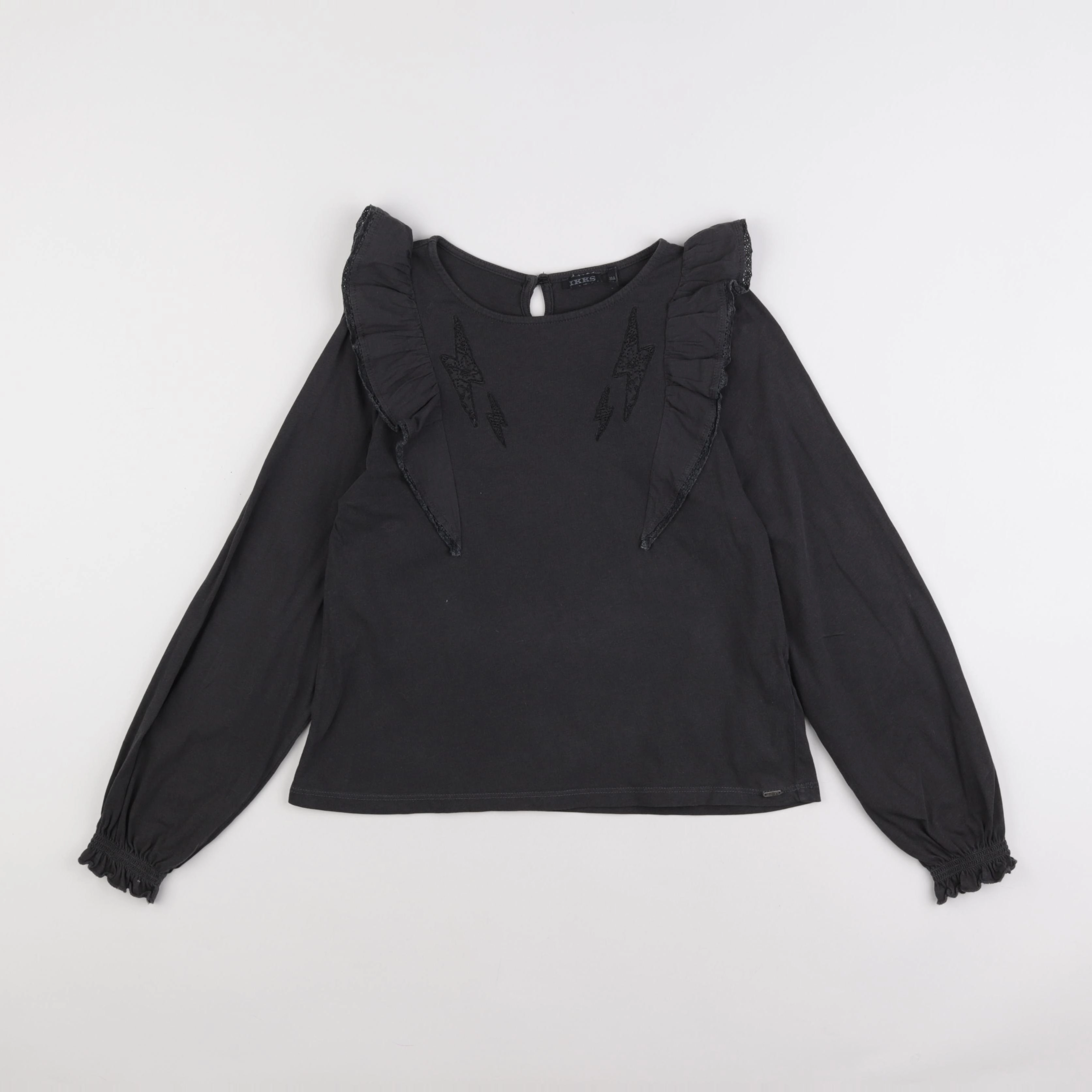 IKKS - tee-shirt gris - 10 ans