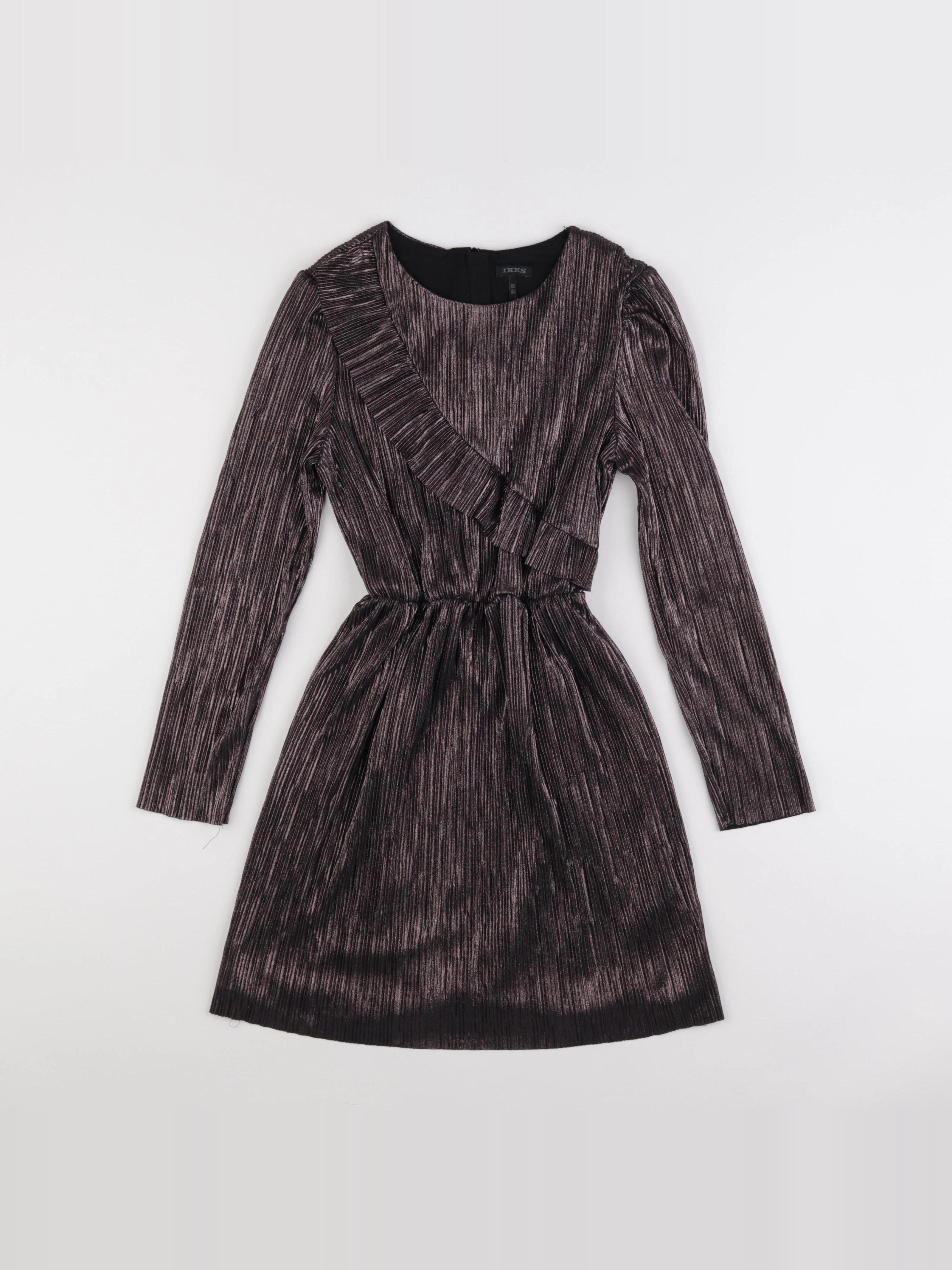 IKKS - robe marron - 10 ans