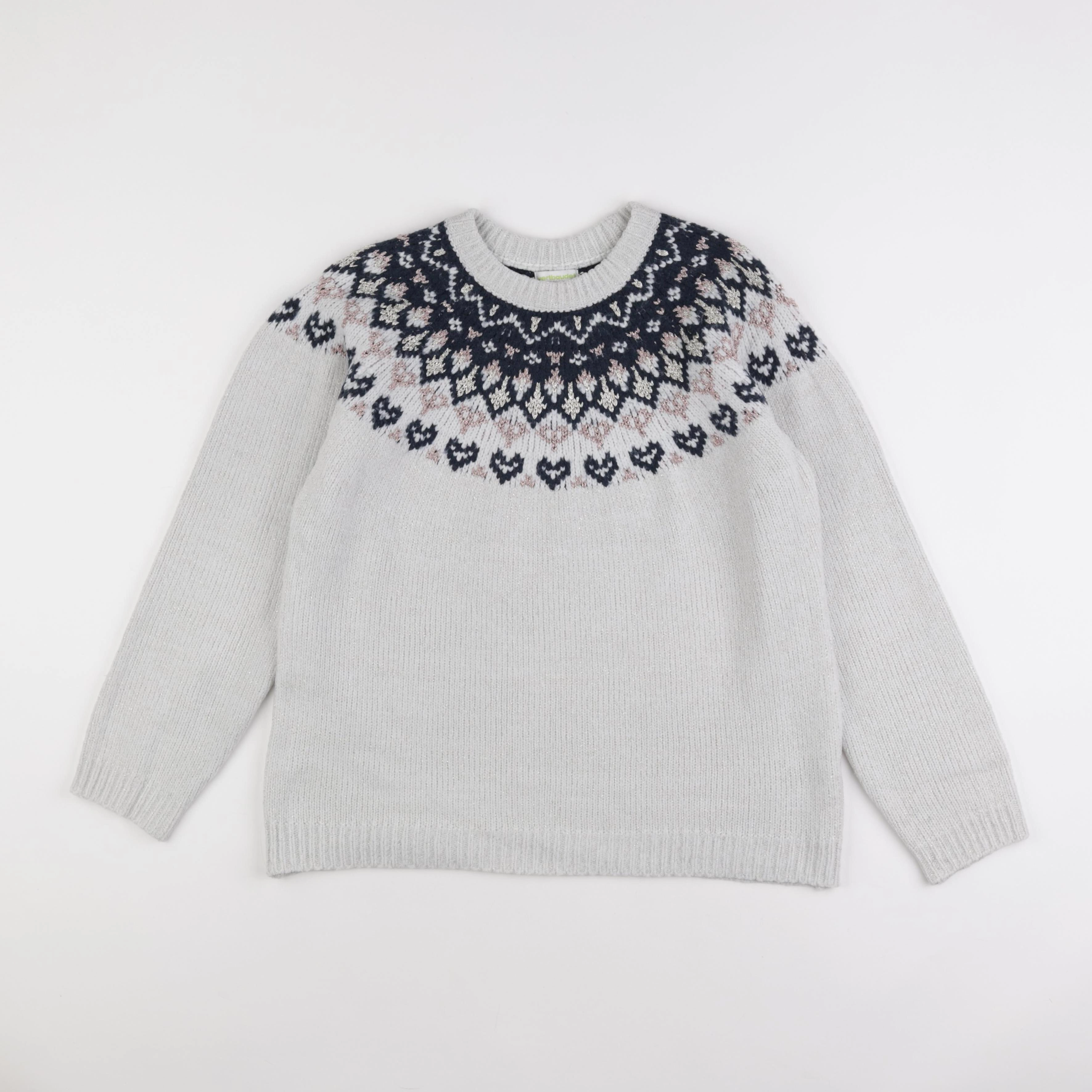 Vertbaudet - pull beige - 14 ans