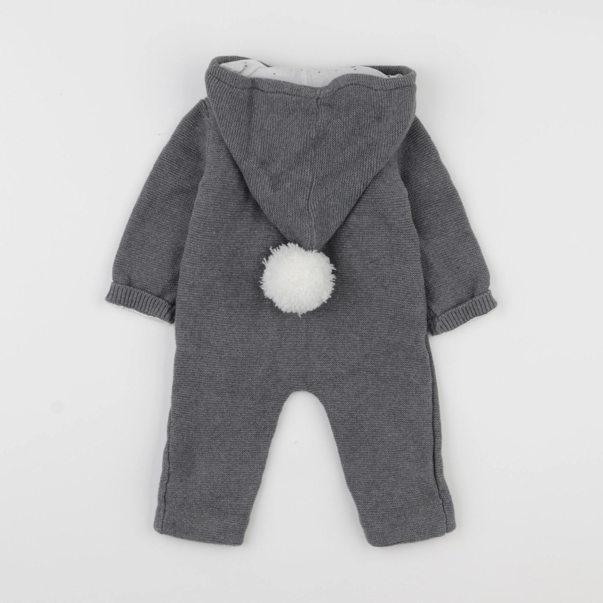 Vertbaudet - combinaison gris - 6 mois