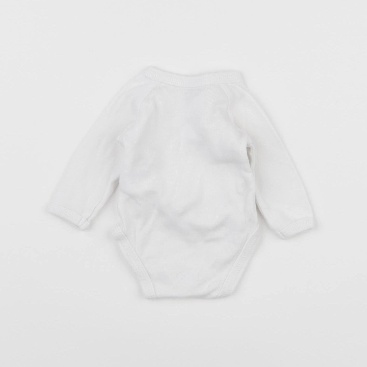 Vertbaudet - body blanc - 0 mois