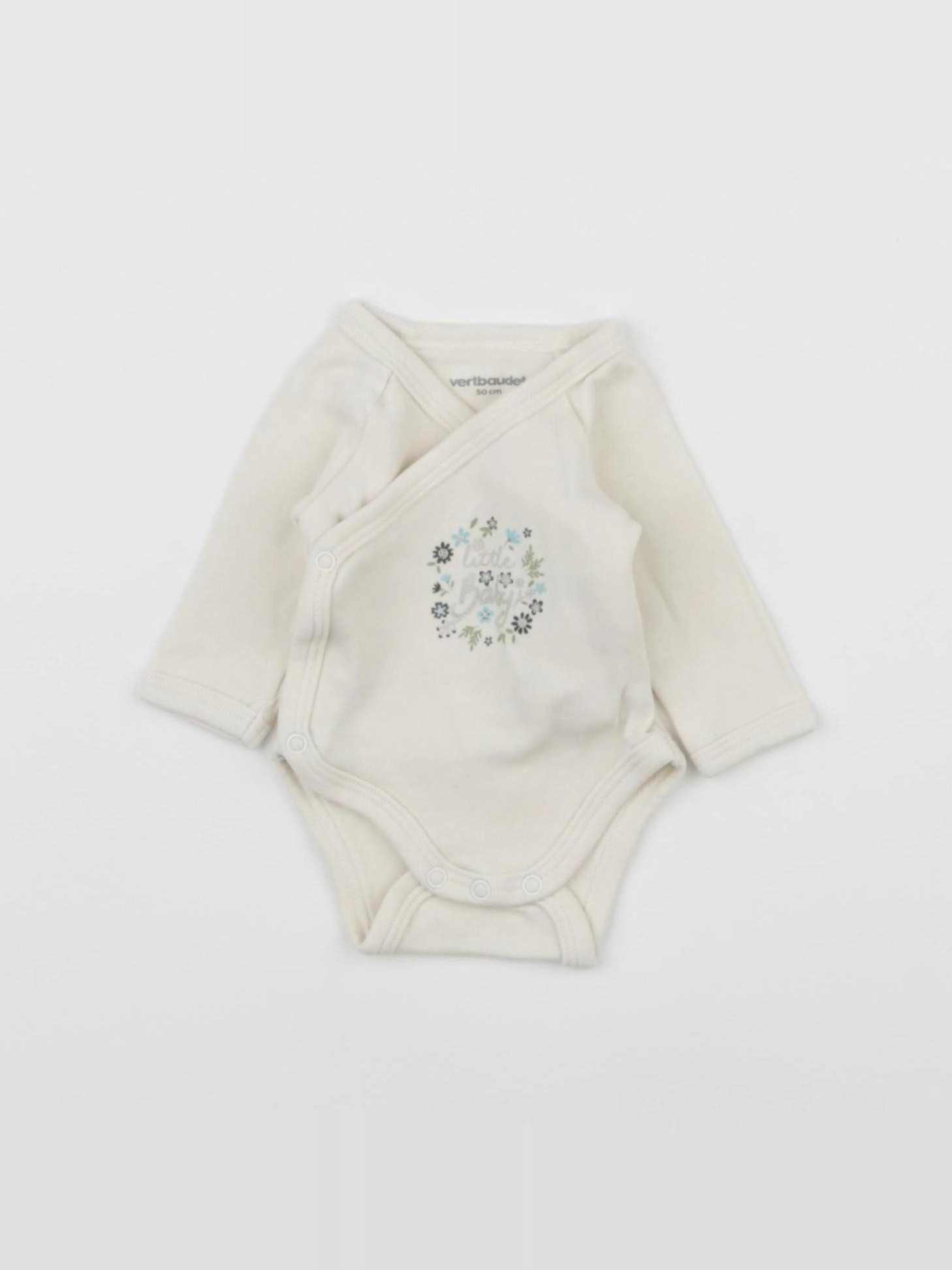 Vertbaudet - body beige - 0 mois