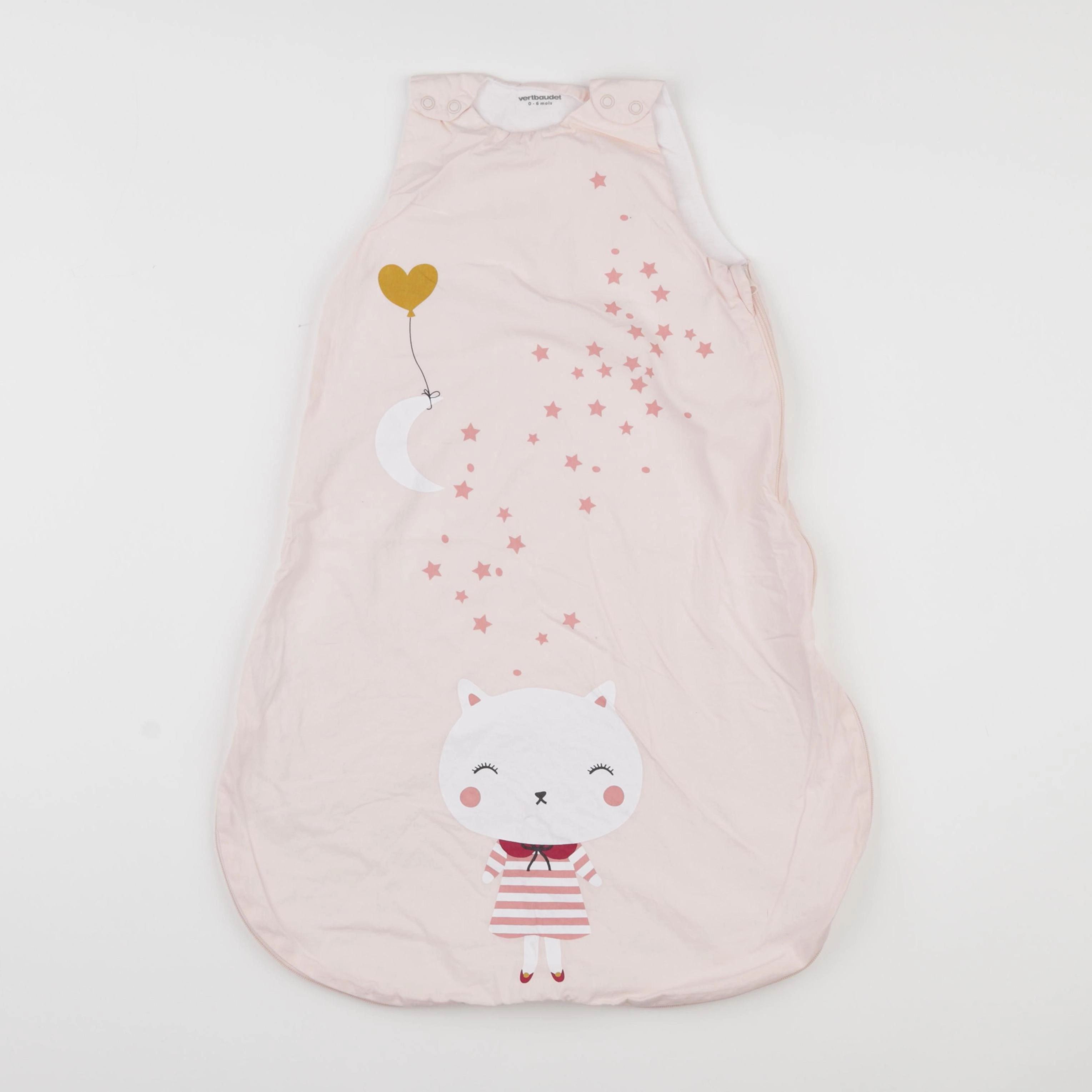 Vertbaudet - gigoteuse rose - 0/6 mois