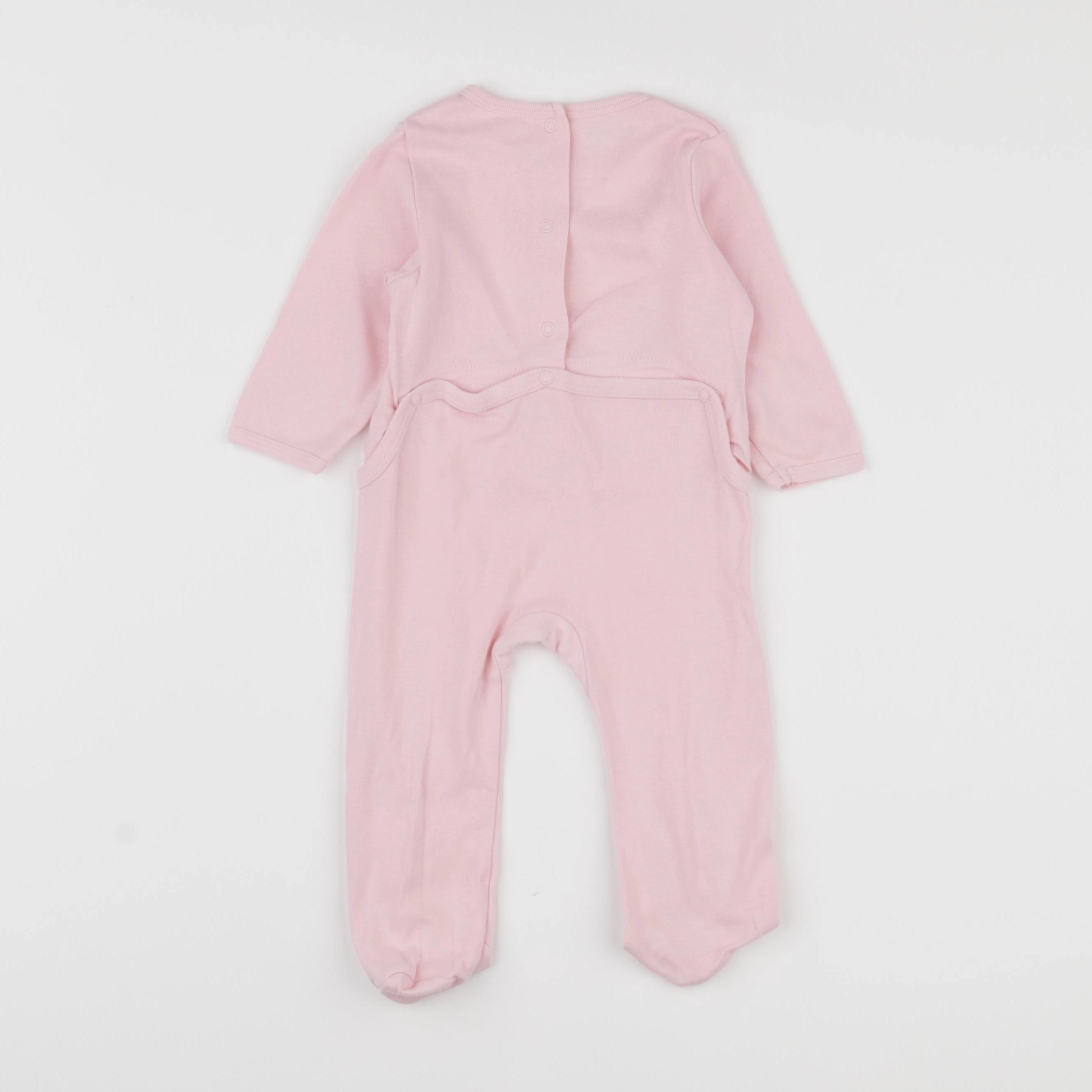 Vertbaudet - pyjama coton rose - 6 mois