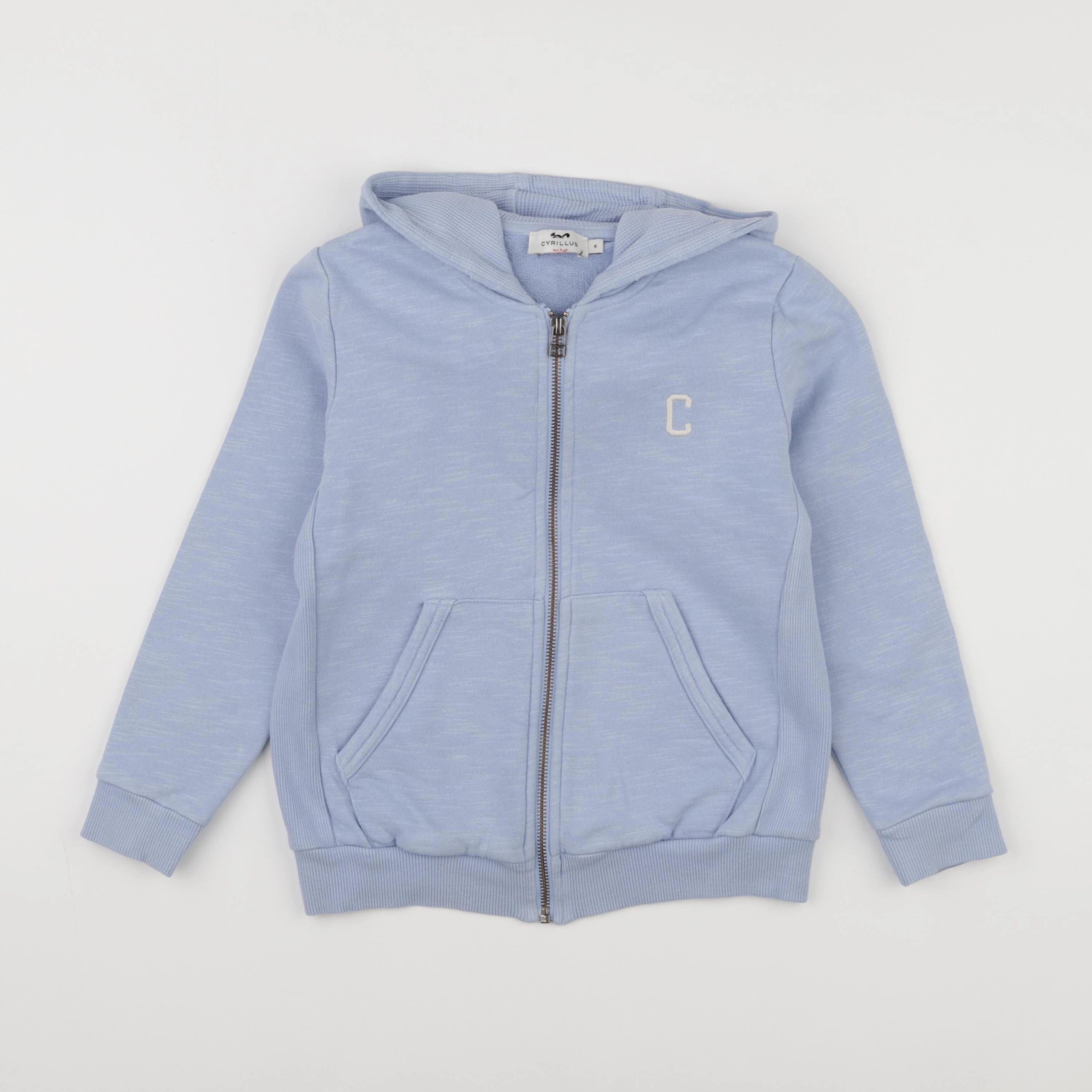 Cyrillus - sweat bleu - 8 ans
