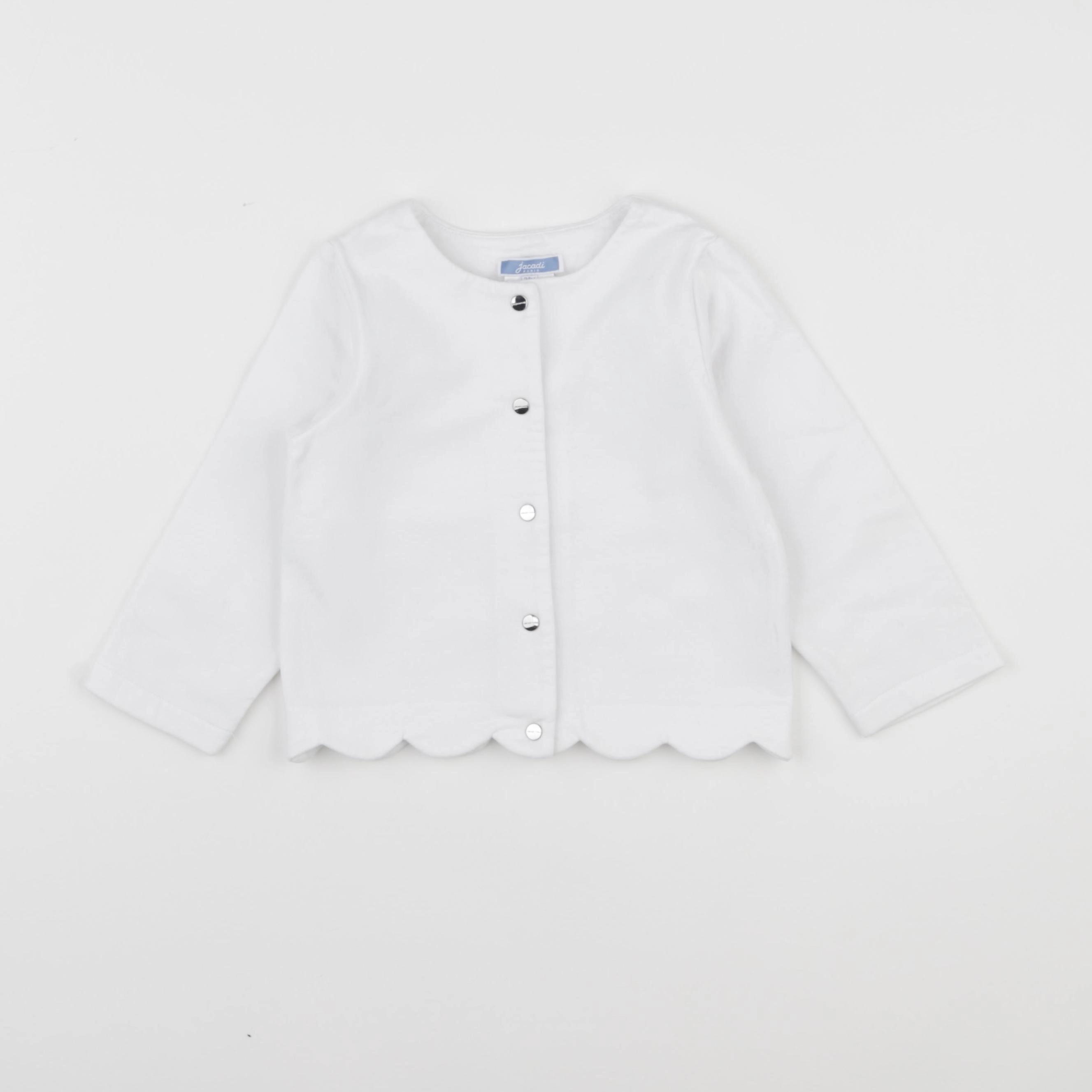 Jacadi - gilet blanc - 24 mois