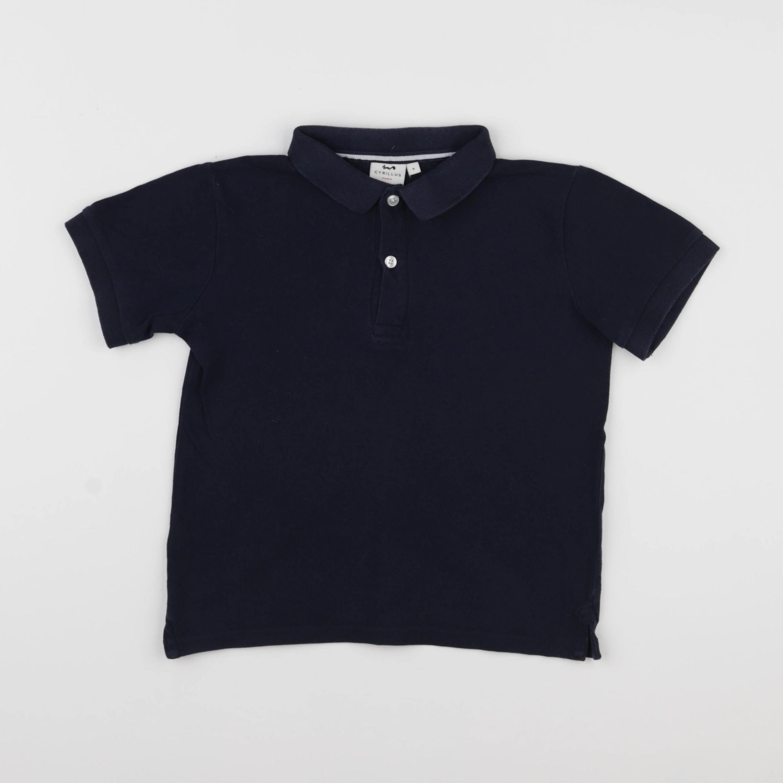 Cyrillus - polo bleu - 8 ans