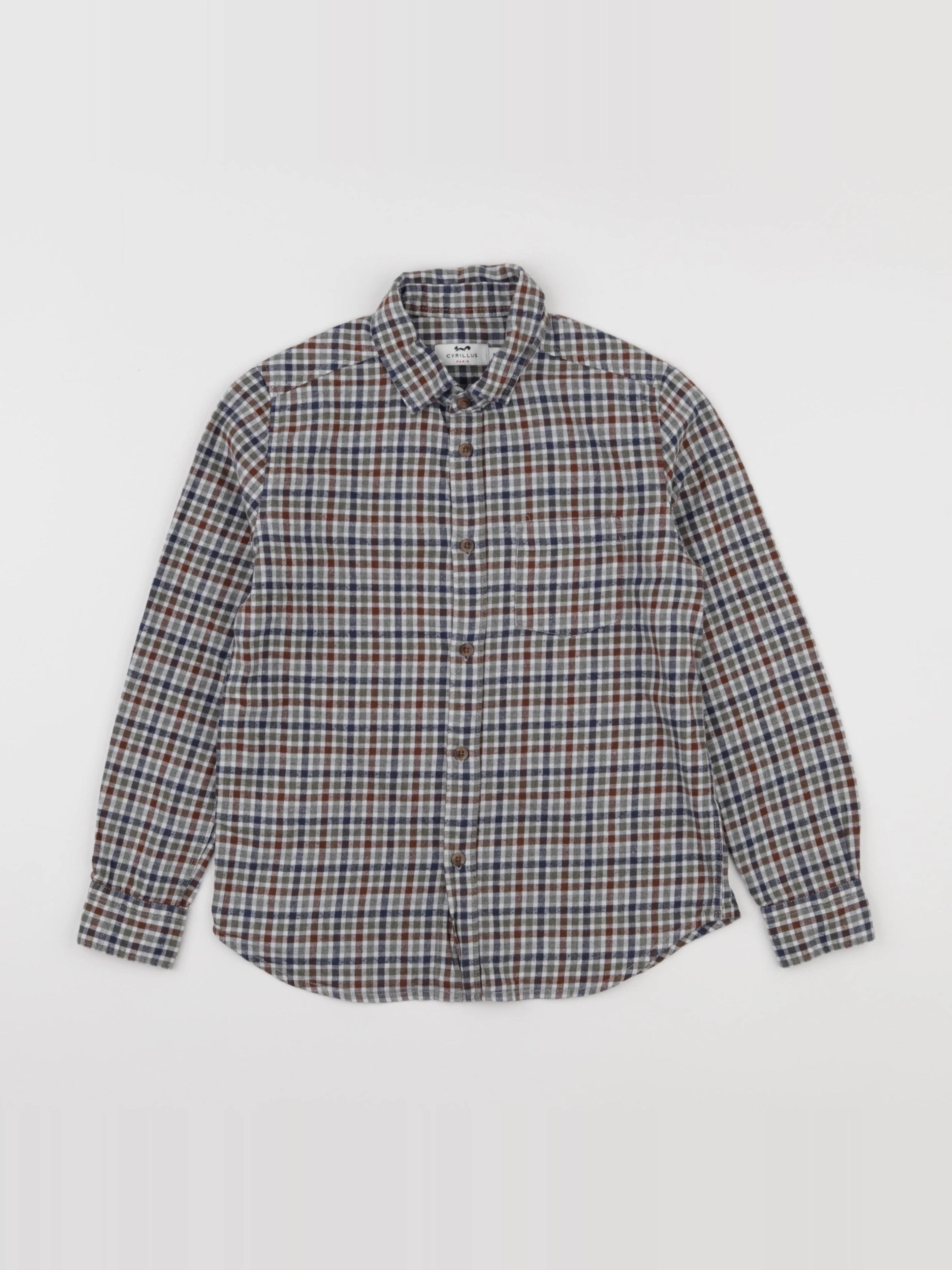 Cyrillus - chemise multicolore - 8 ans