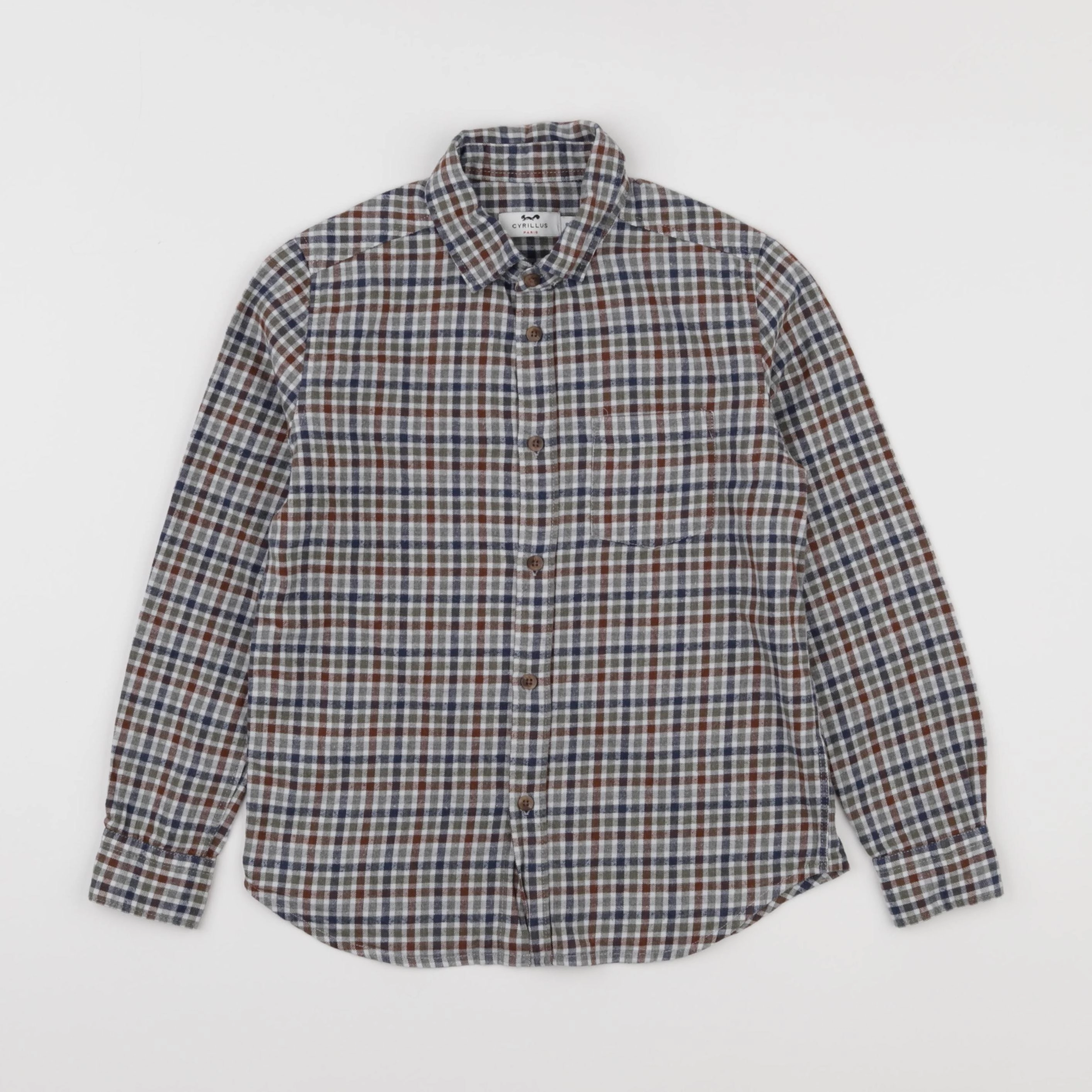 Cyrillus - chemise multicolore - 8 ans