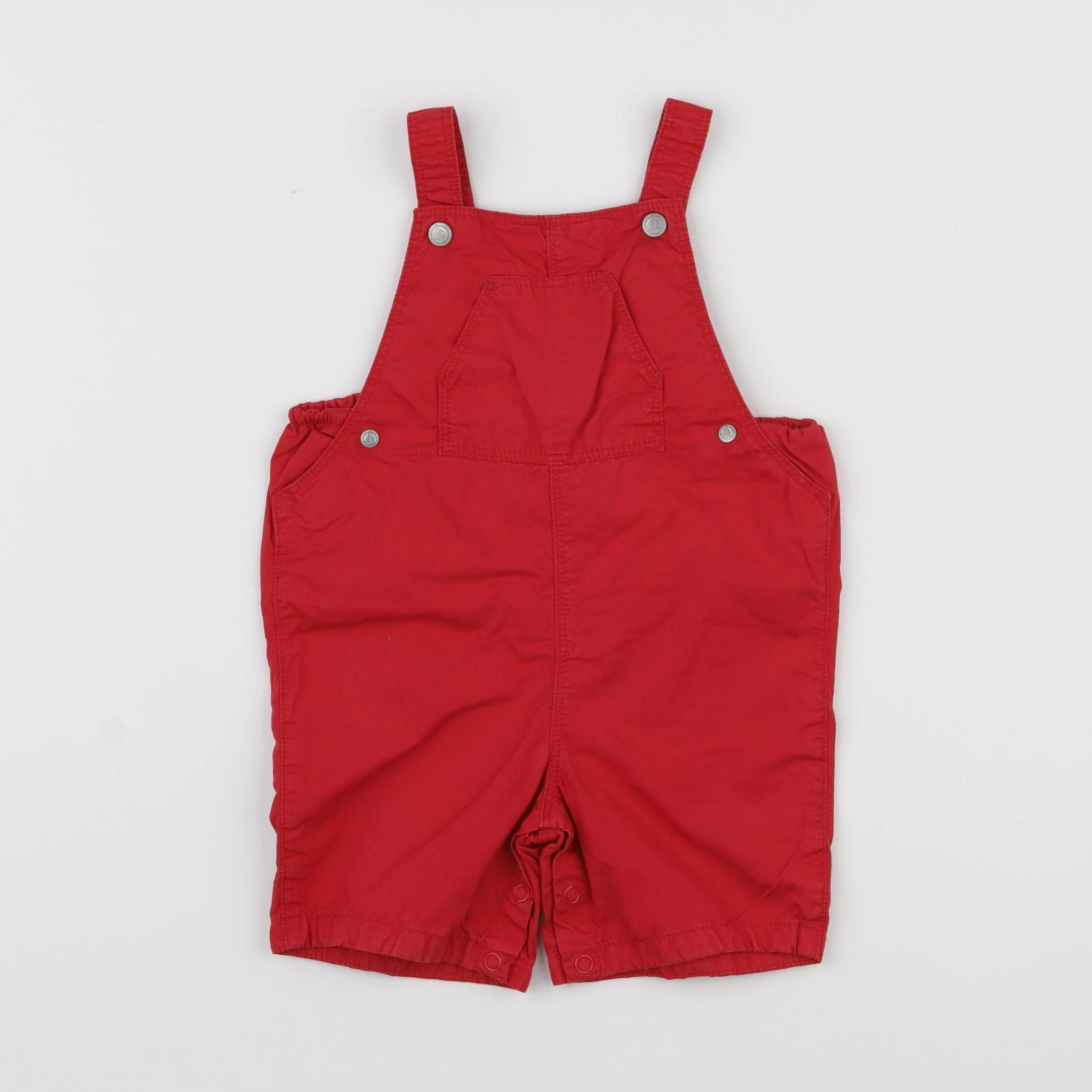 Petit Bateau - salopette rouge - 18 mois