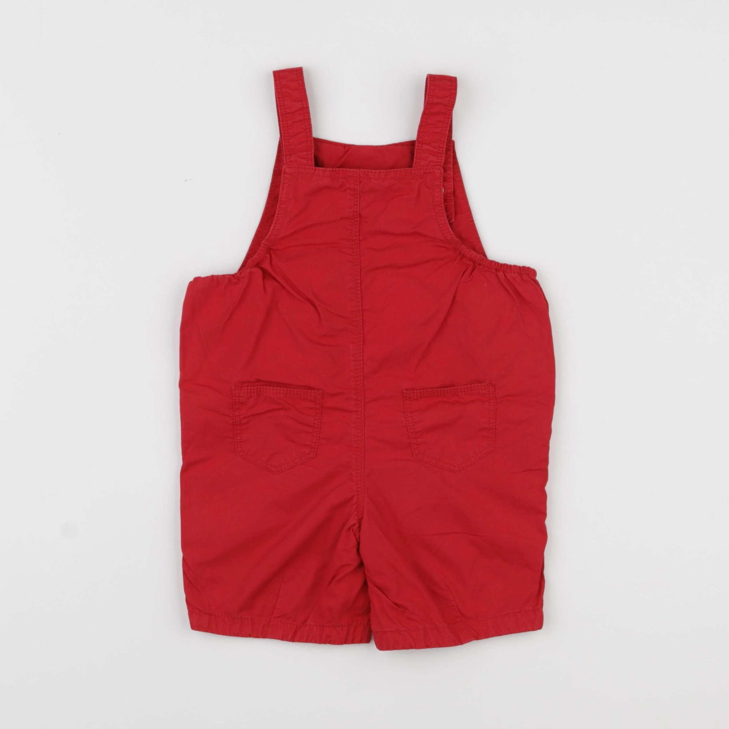 Petit Bateau - salopette rouge - 18 mois