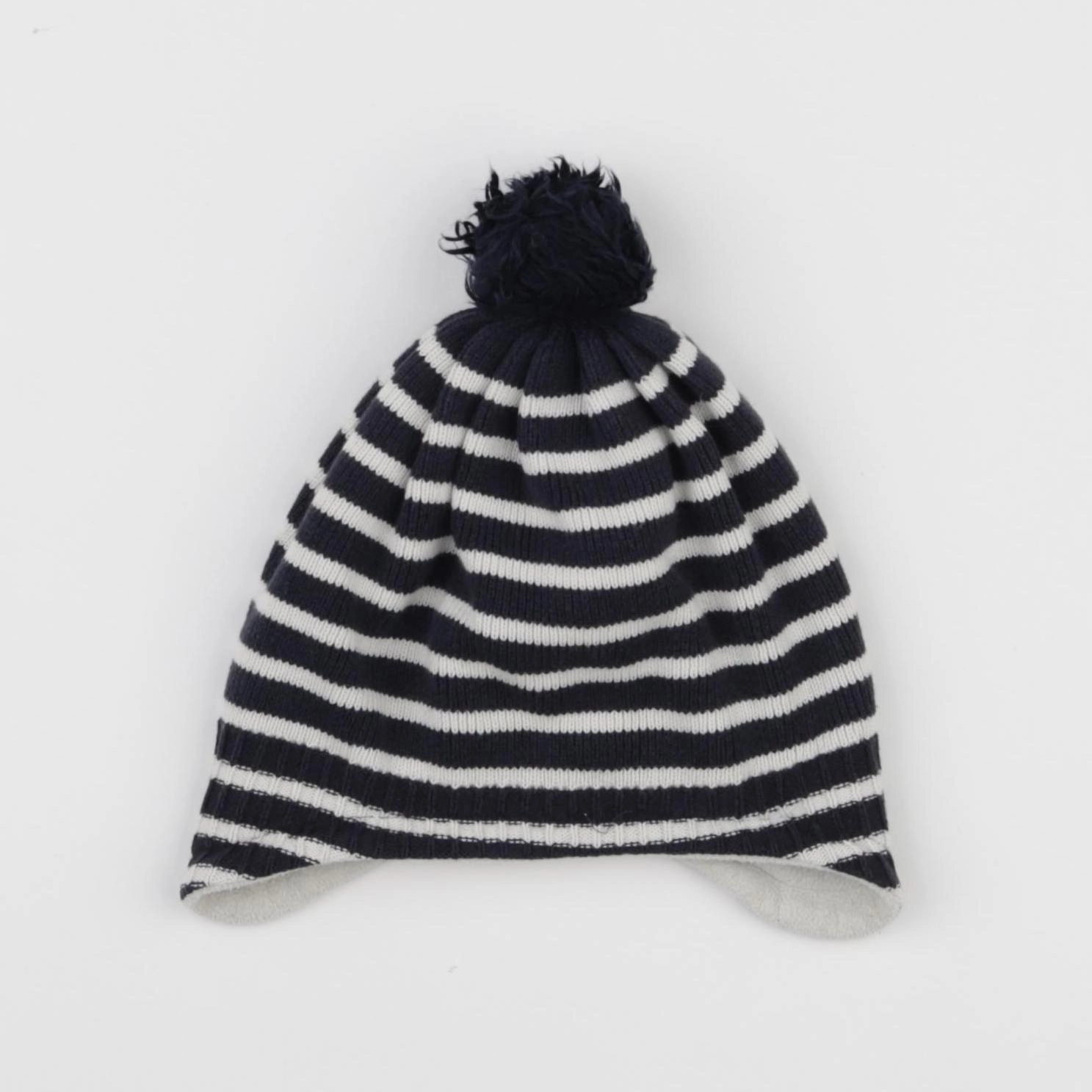 Jacadi - bonnet bleu, blanc - 6 ans