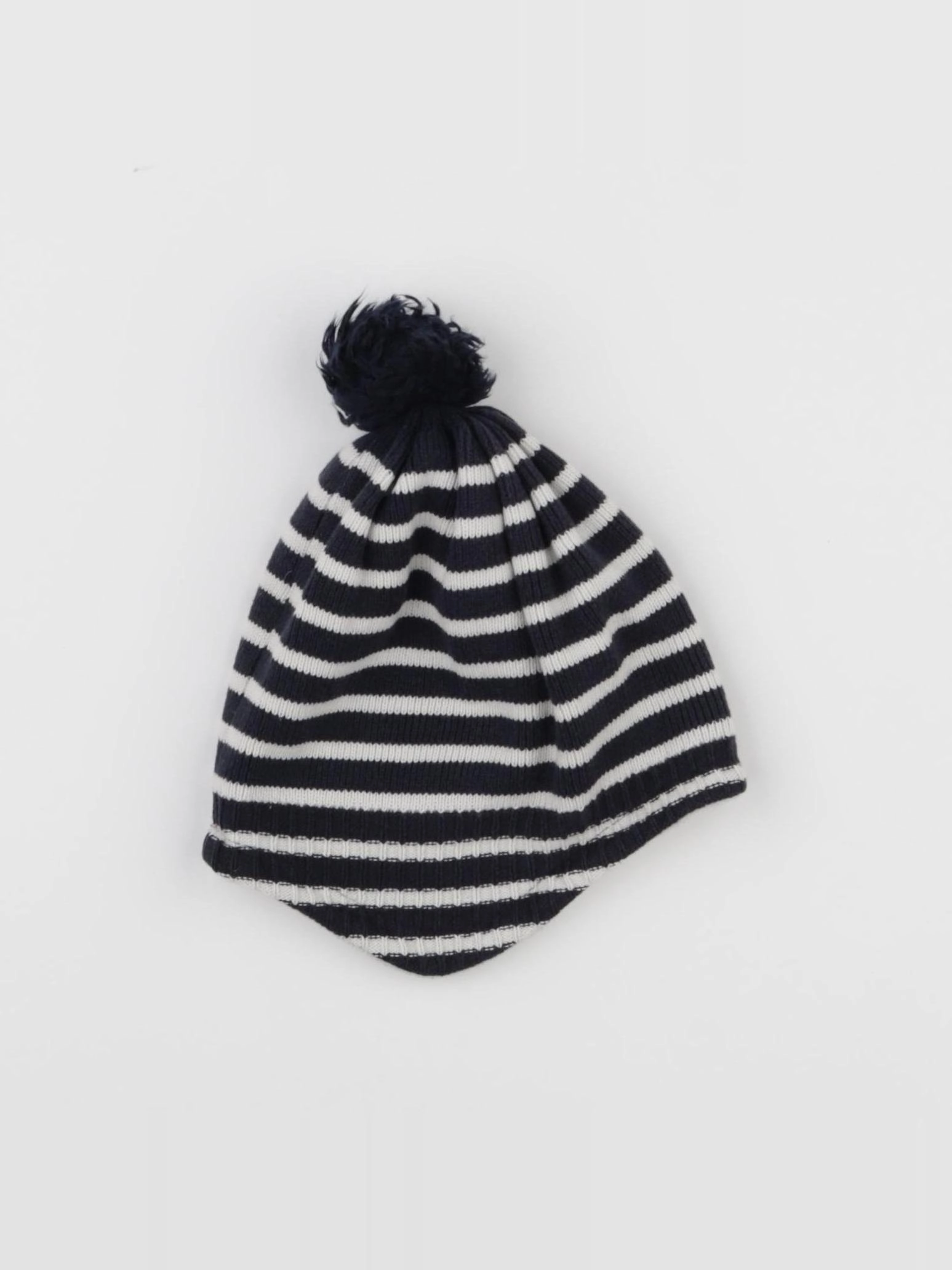 Jacadi - bonnet bleu, blanc - 6 ans