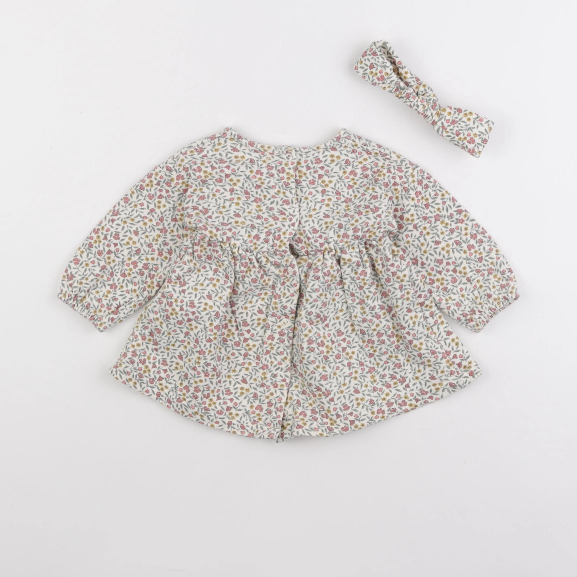 Vertbaudet - robe multicolore - 6 mois
