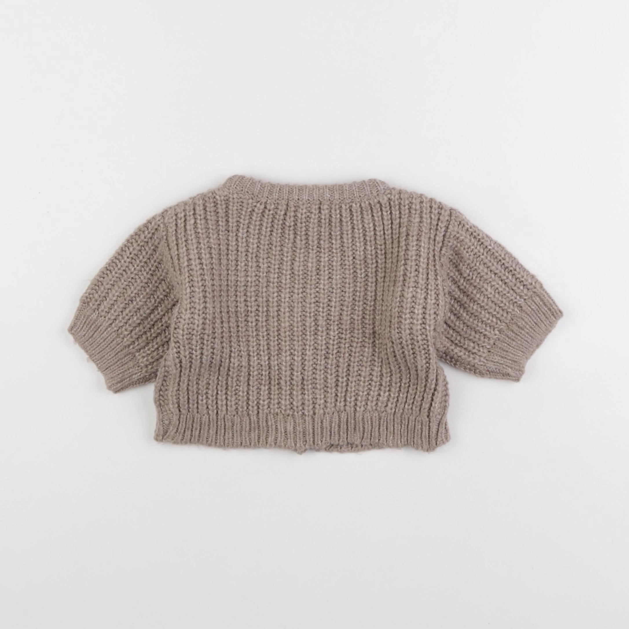 Vertbaudet - gilet marron - 3 mois