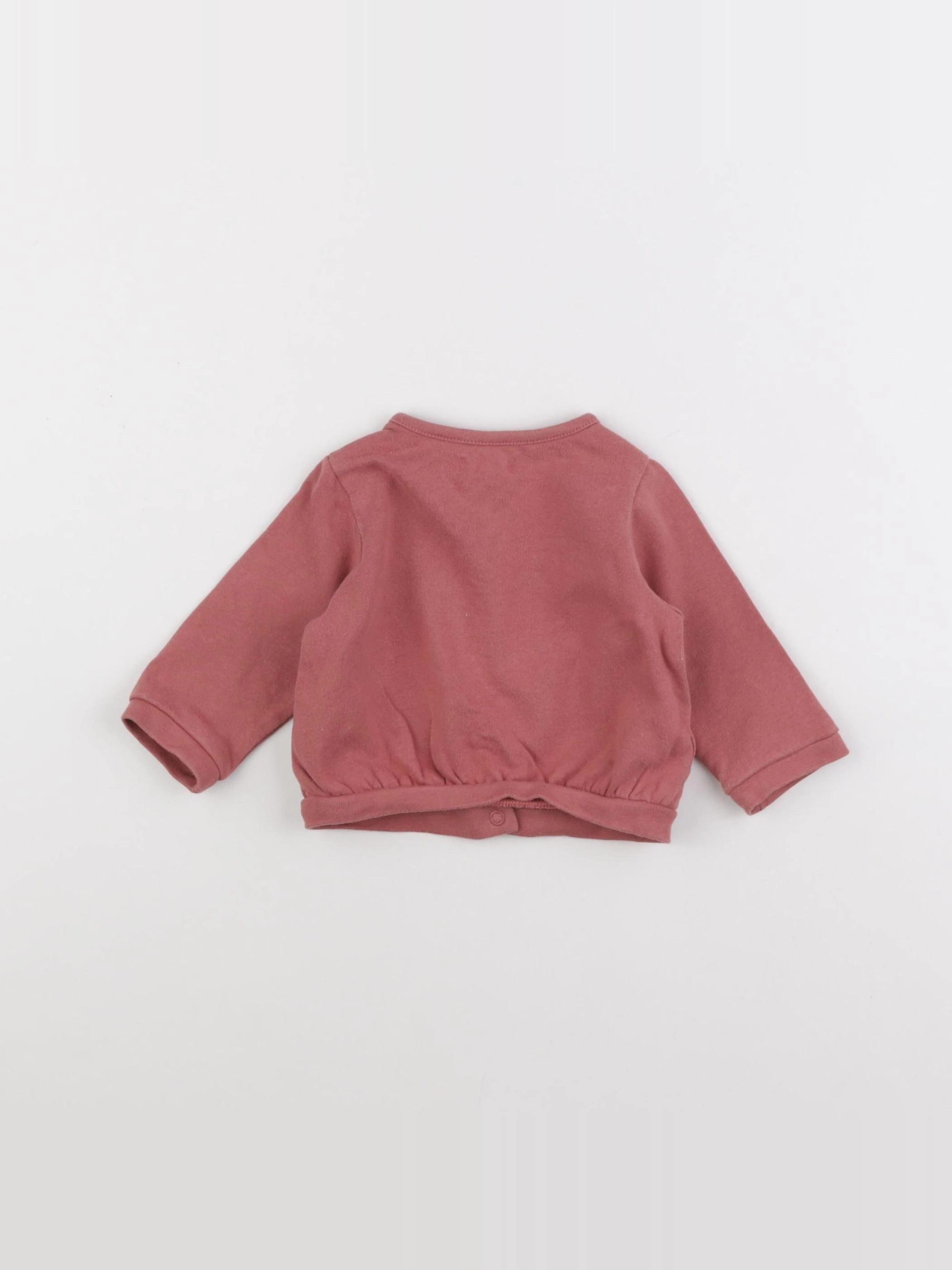 Vertbaudet - gilet rose - 6 mois