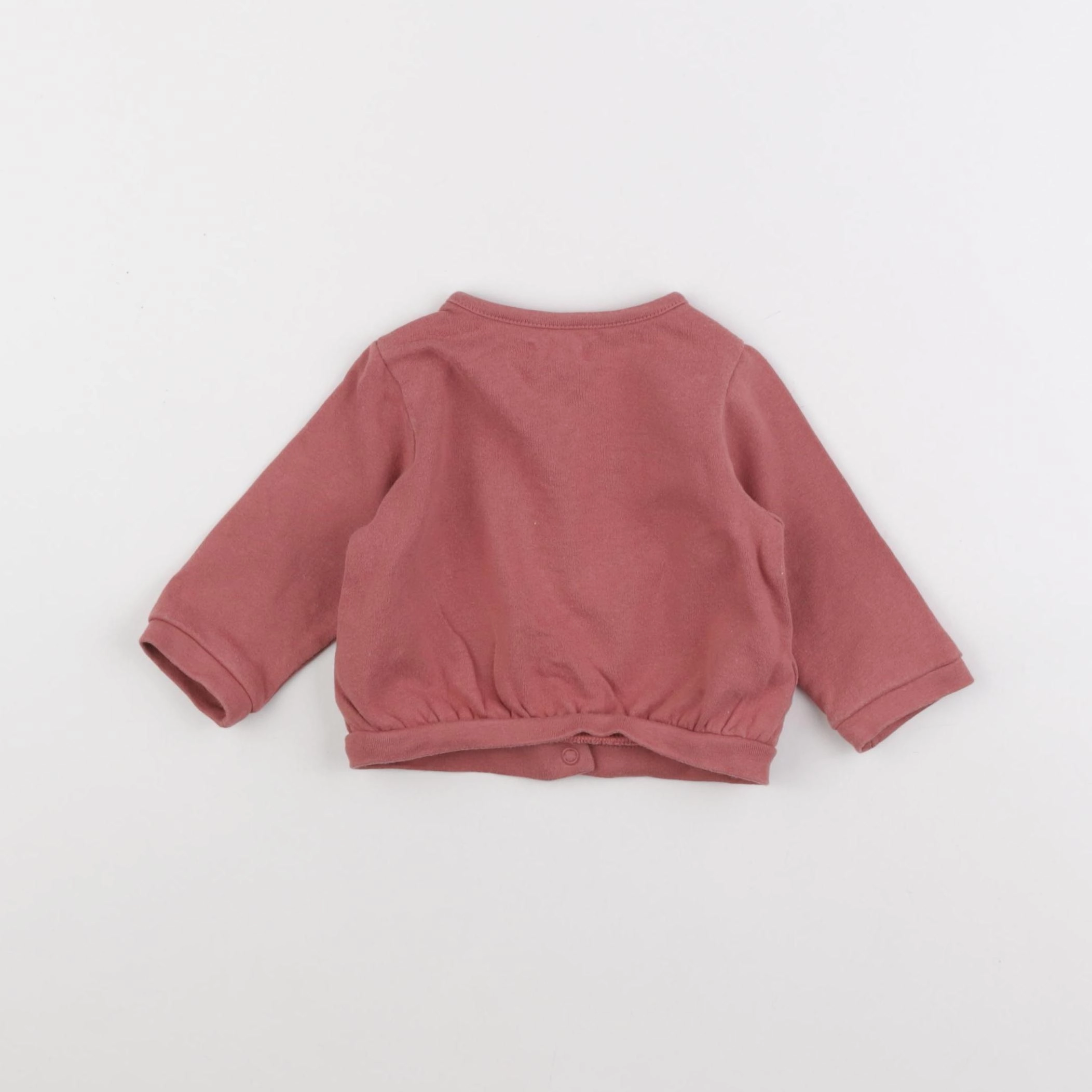 Vertbaudet - gilet rose - 6 mois