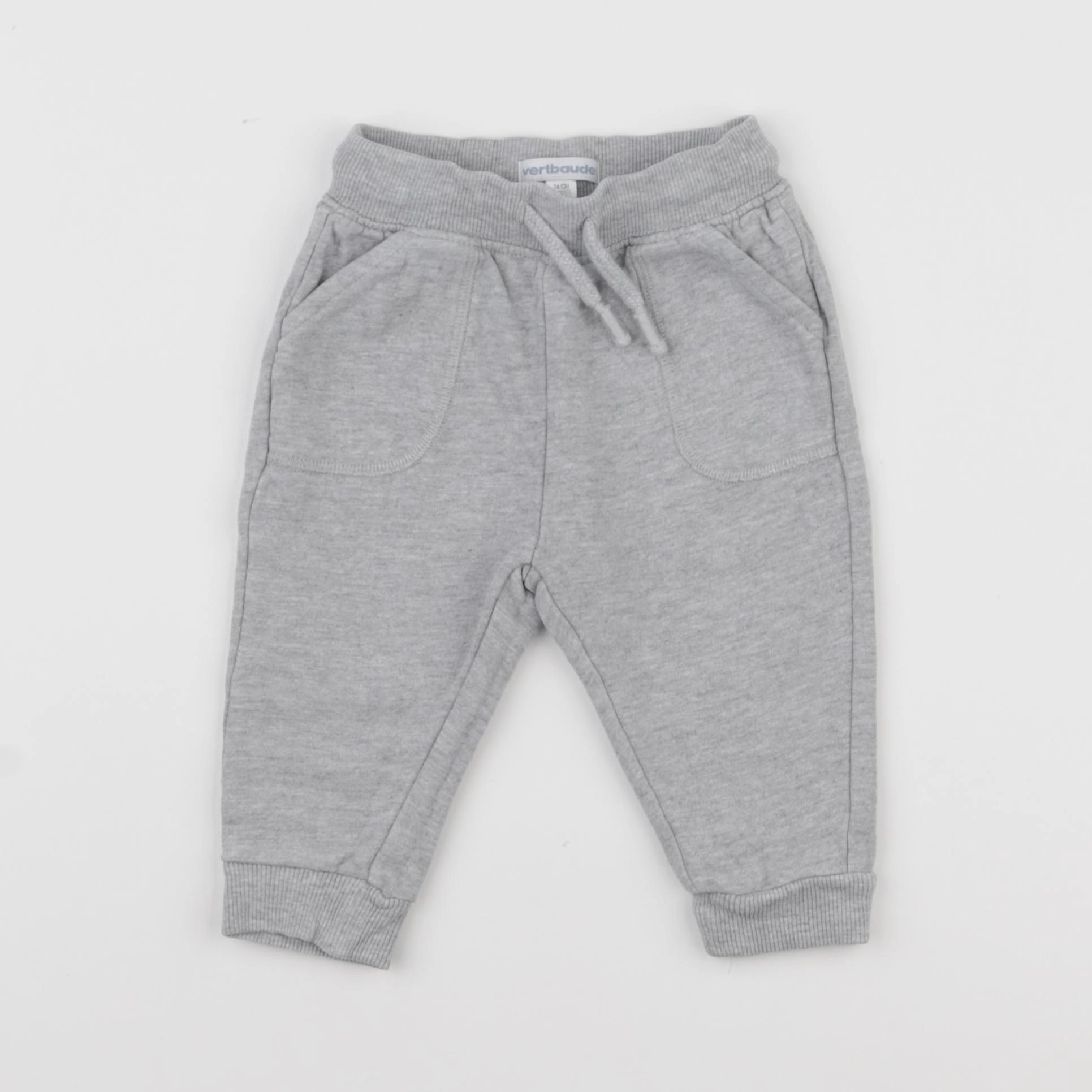 Vertbaudet - jogging gris - 12 mois