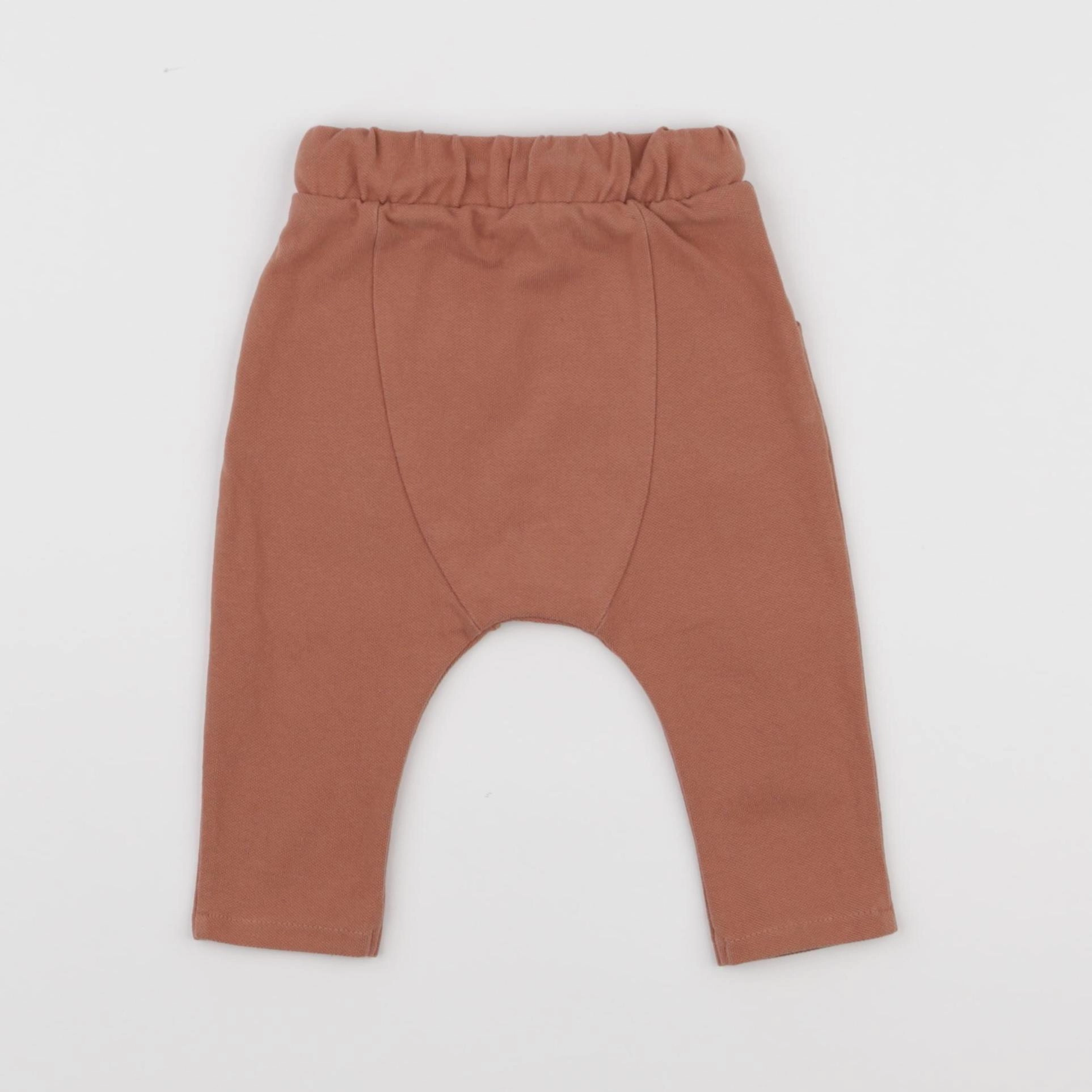 Vertbaudet - sarouel marron - 6 mois