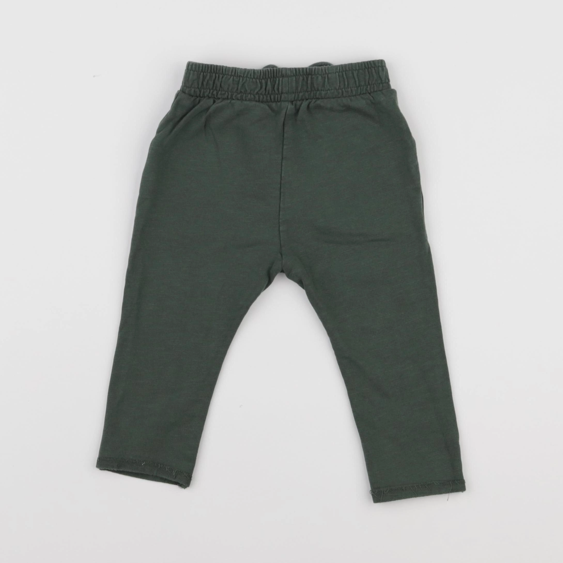 Vertbaudet - jogging vert - 9 mois
