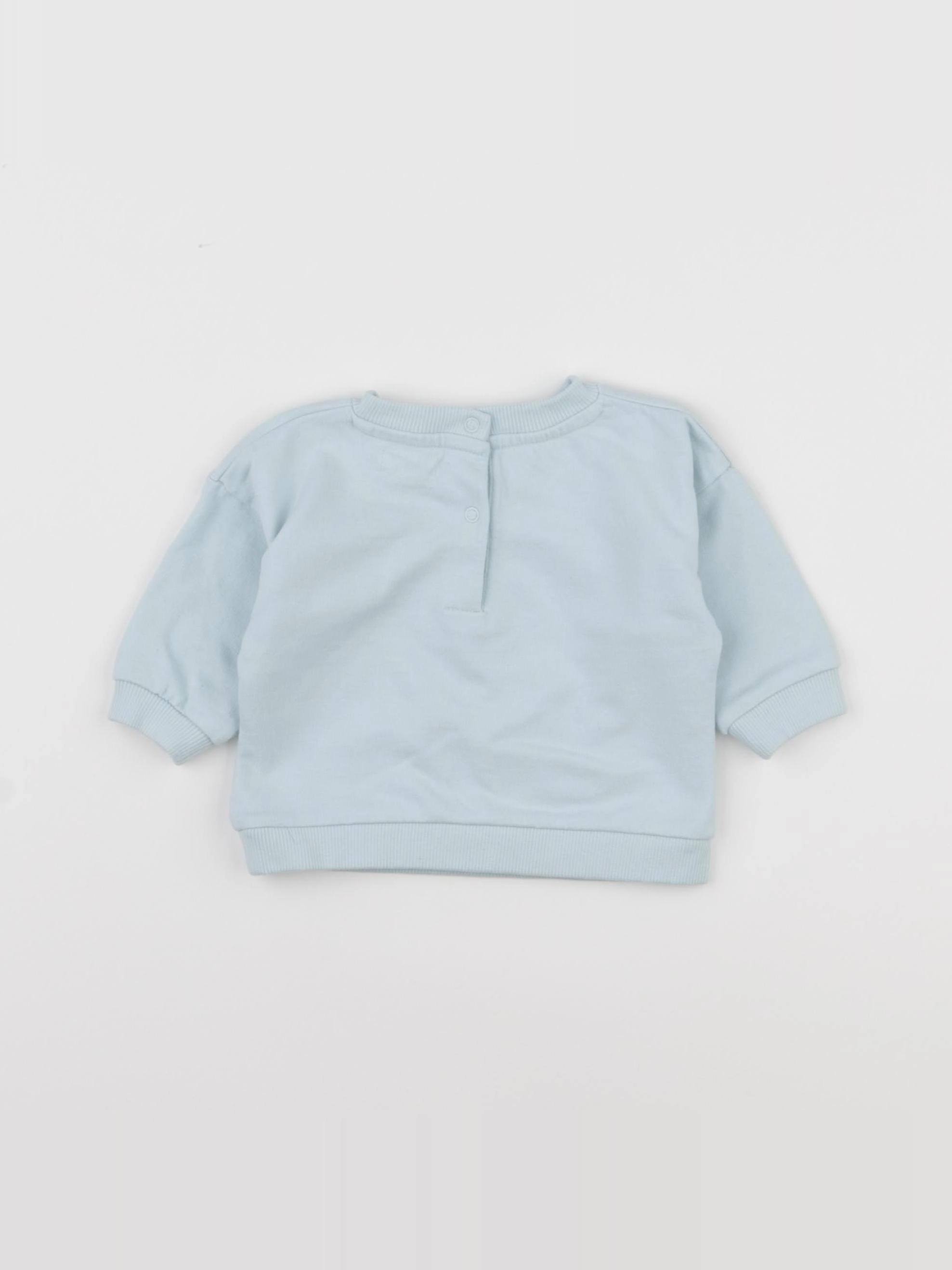 Vertbaudet - sweat bleu - 3 mois