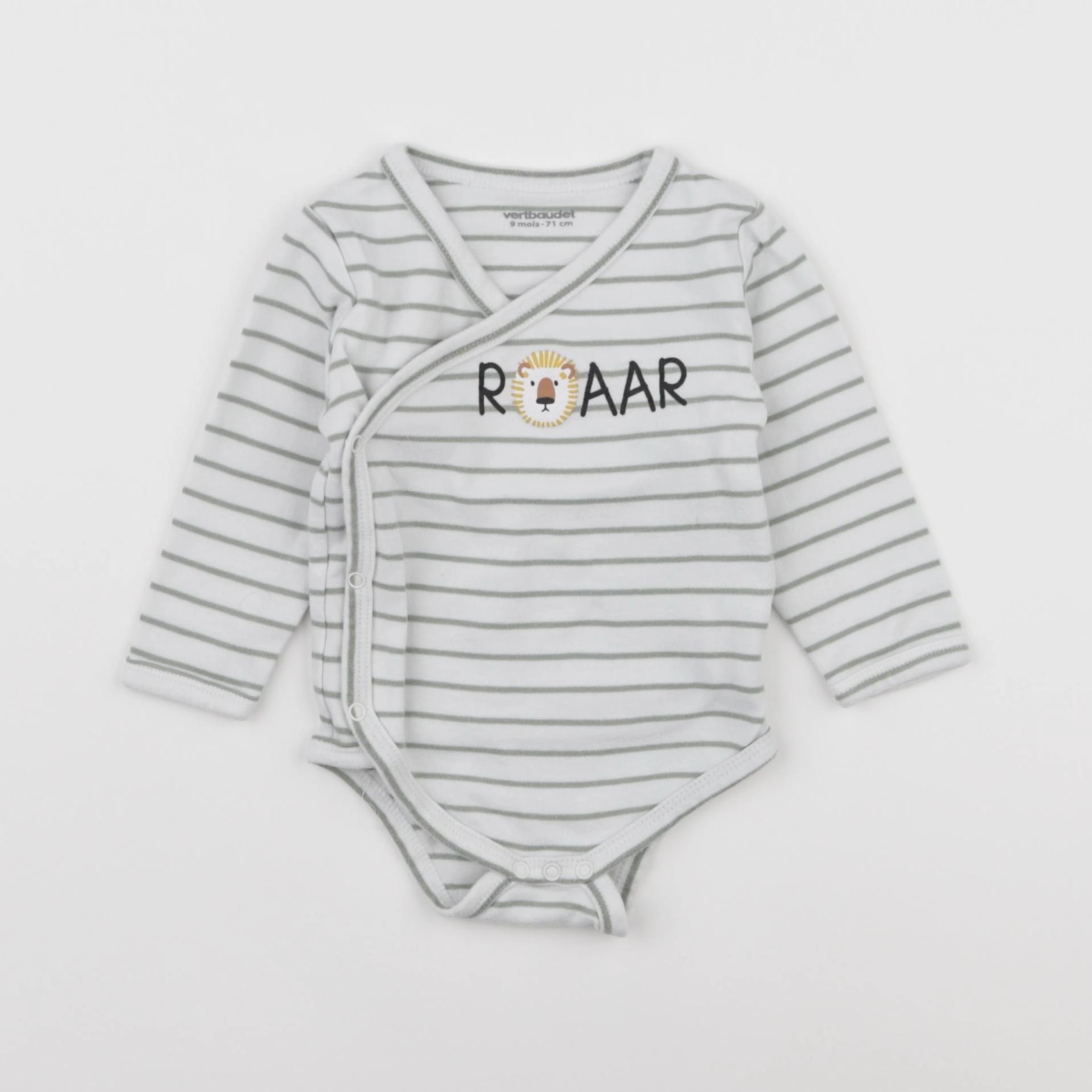 Vertbaudet - body blanc - 9 mois