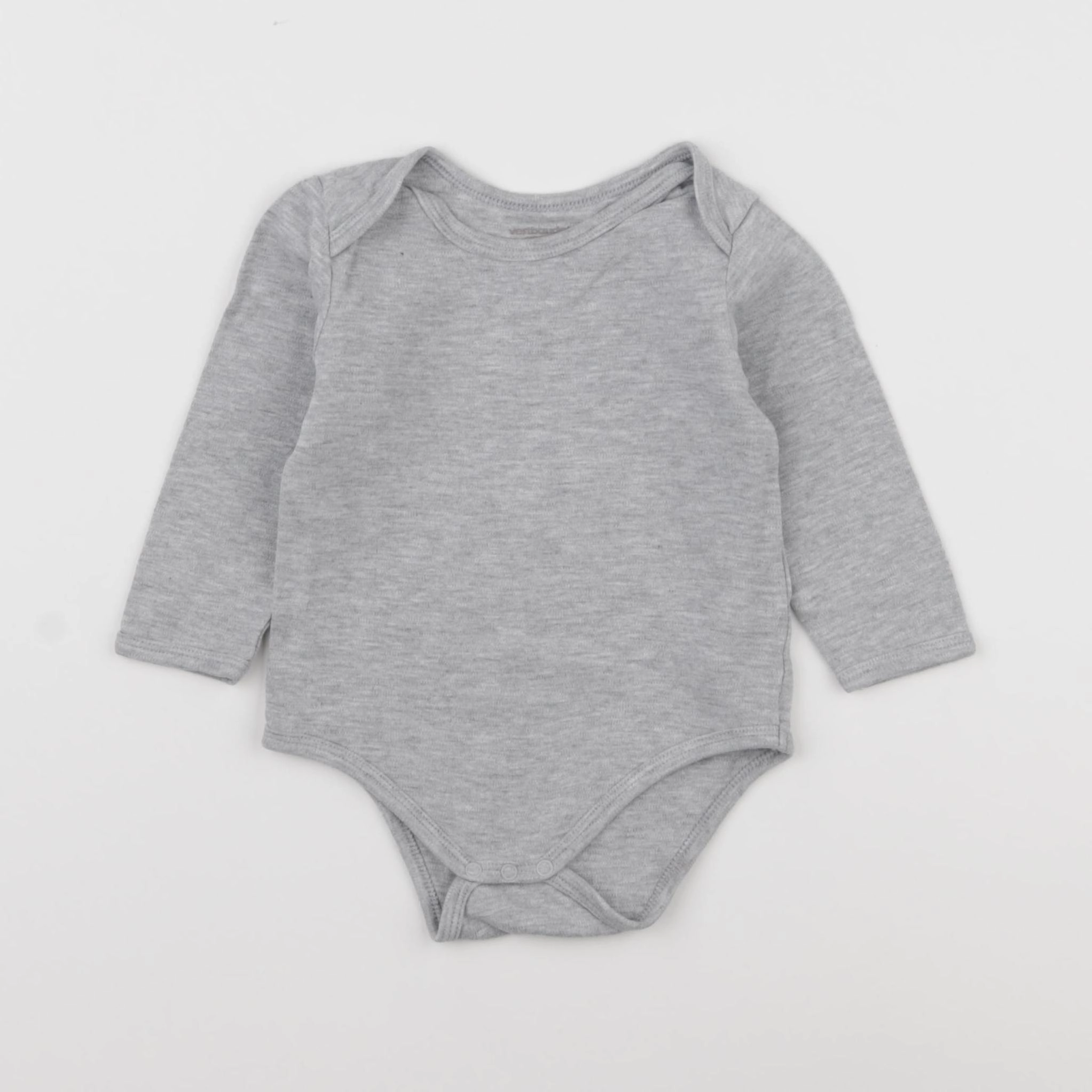Vertbaudet - body gris - 18 mois
