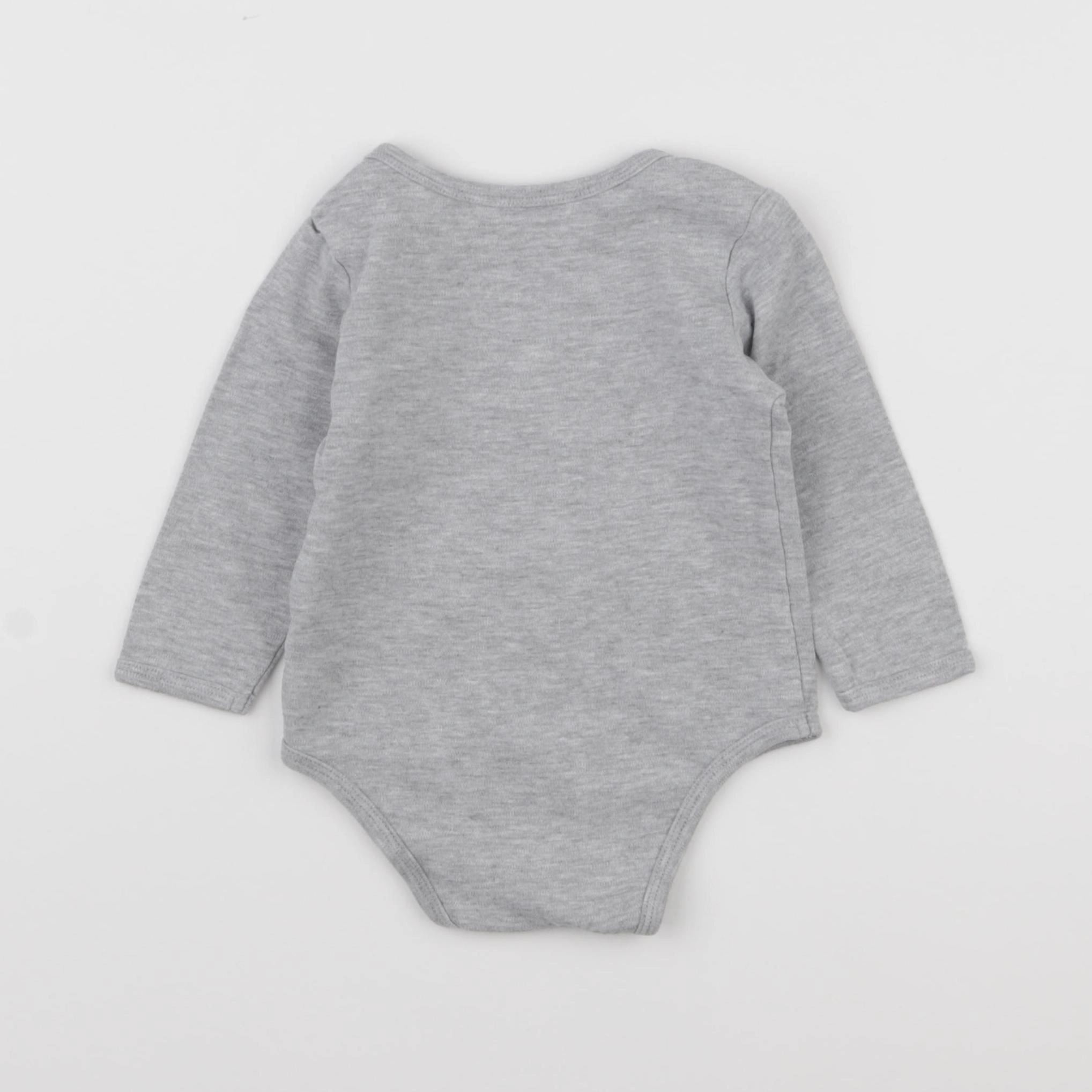 Vertbaudet - body gris - 18 mois