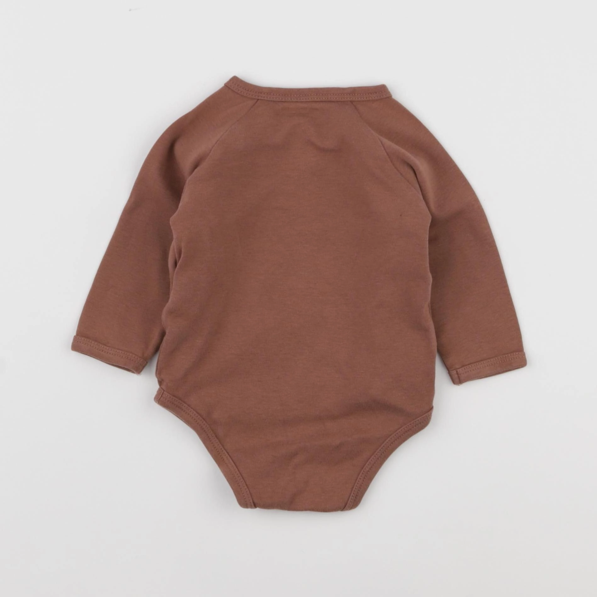 Vertbaudet - body marron - 9 mois