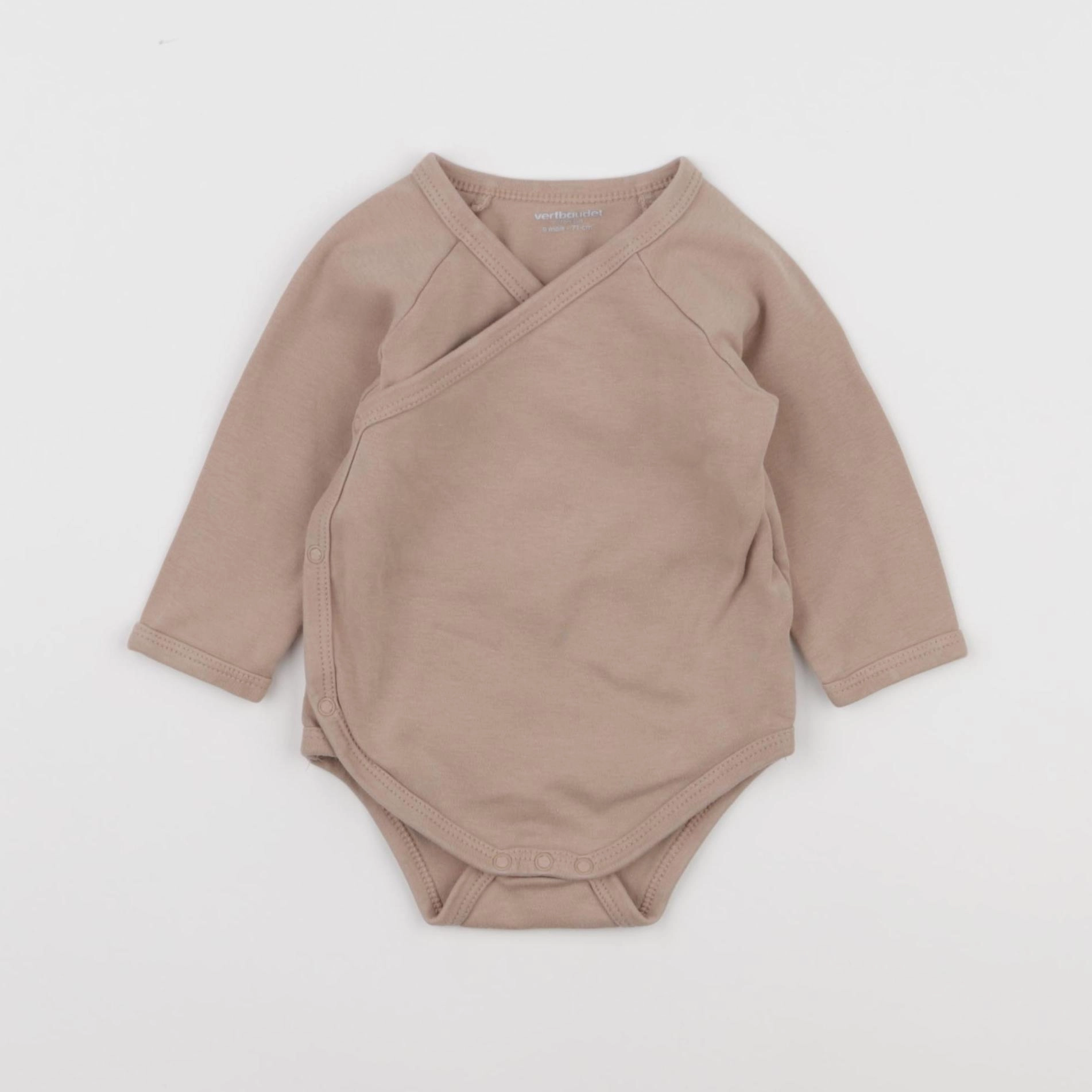 Vertbaudet - body marron - 9 mois