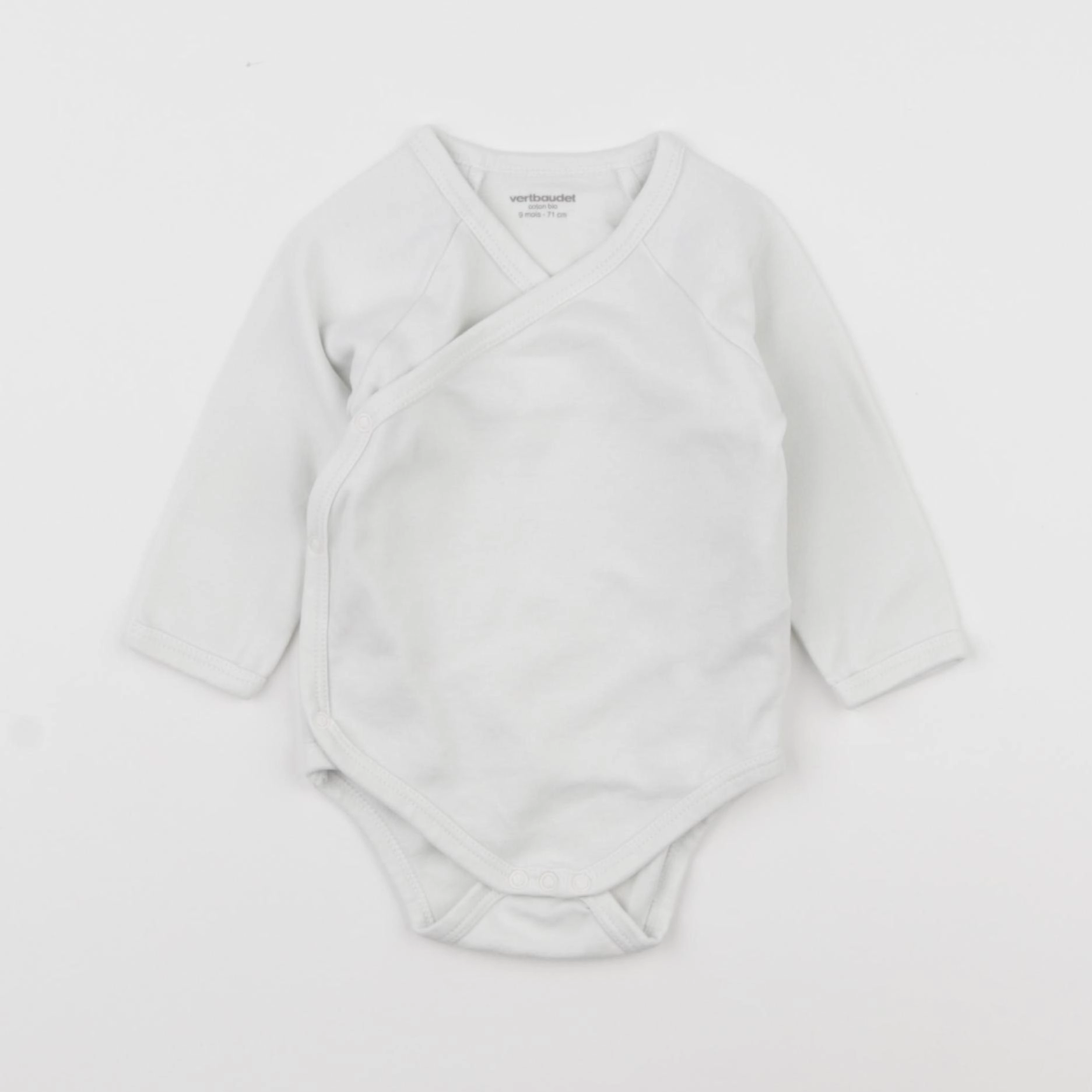 Vertbaudet - body blanc - 9 mois