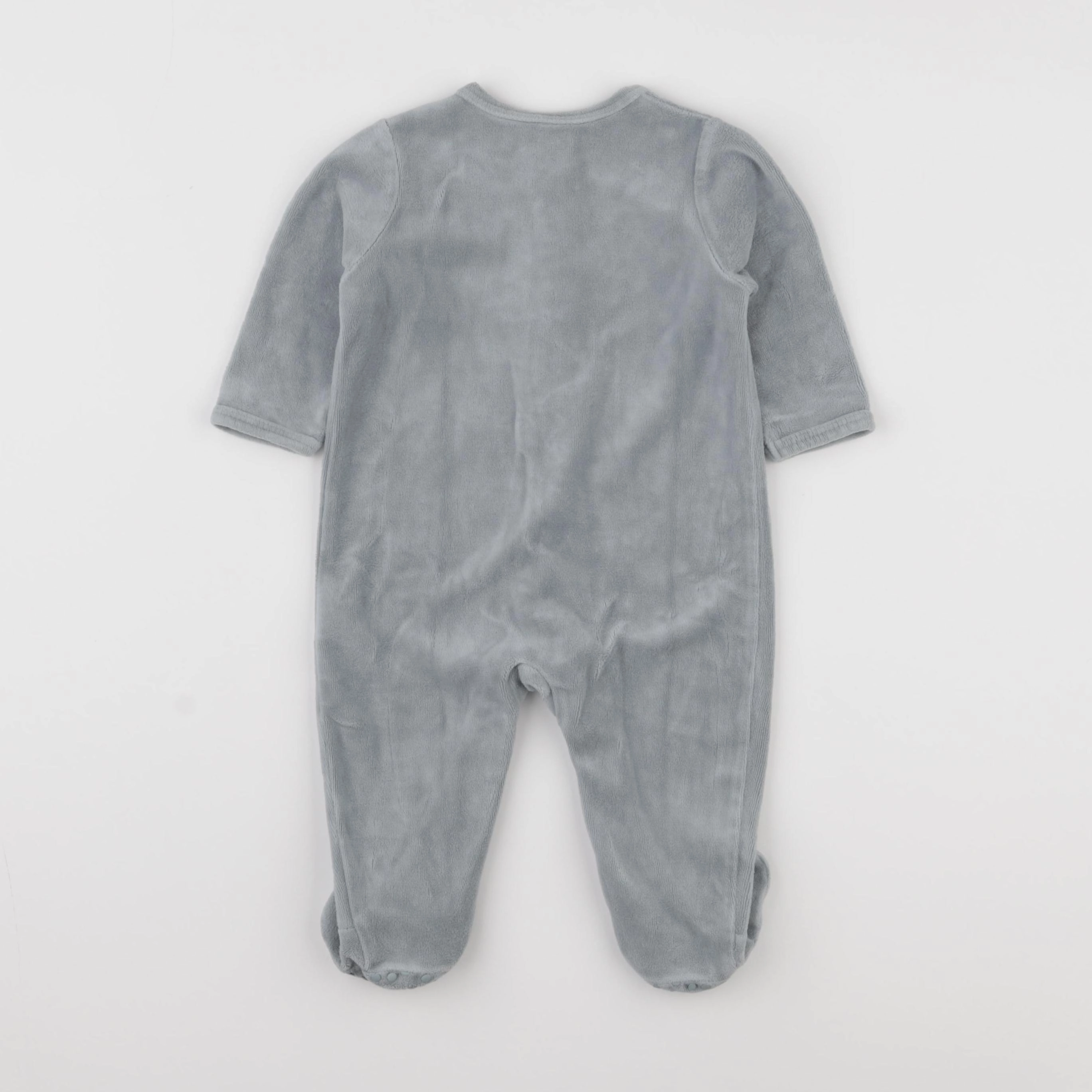 Vertbaudet - pyjama velours vert - 9 mois
