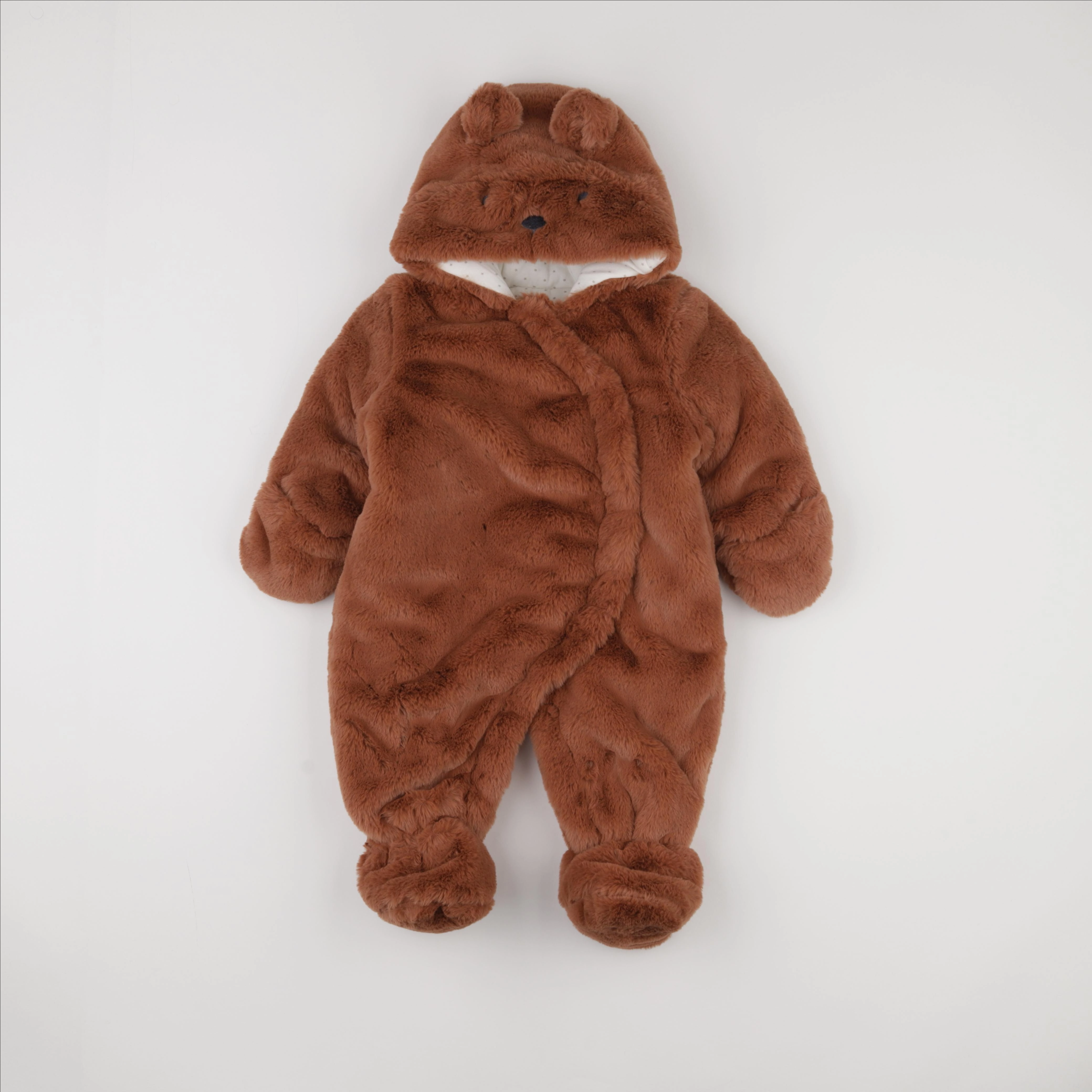 Vertbaudet - combi-pilote marron - 12 mois