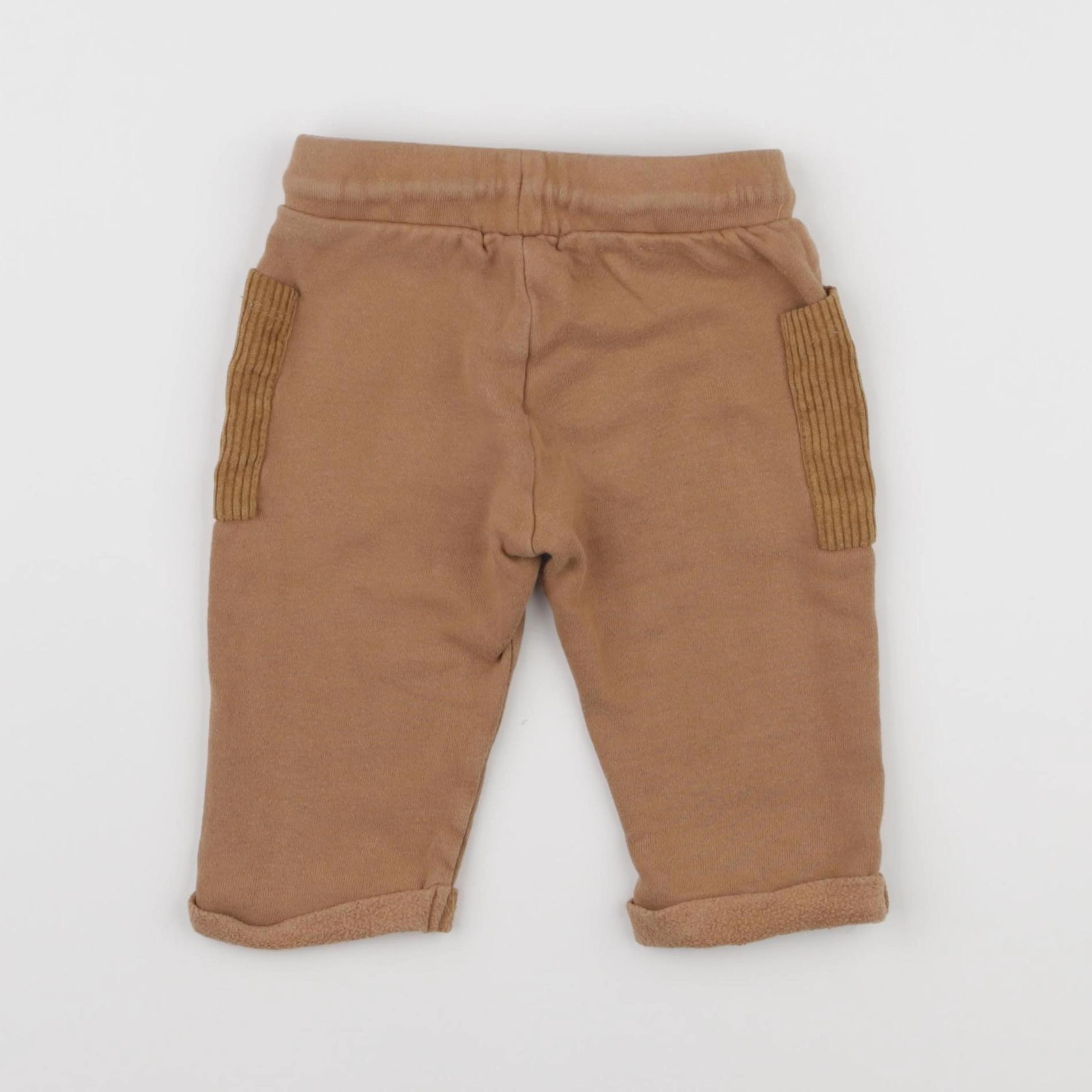 Vertbaudet - pantalon marron - 12 mois