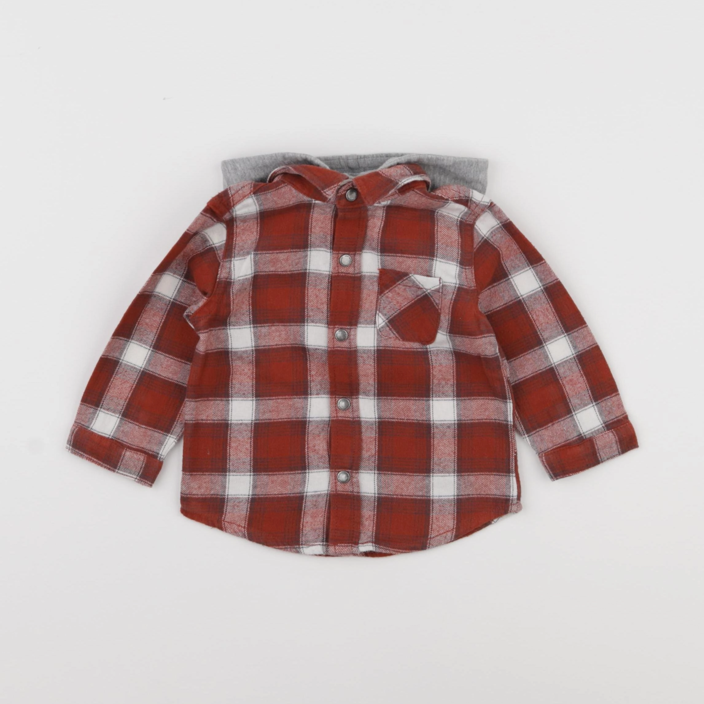 Vertbaudet - chemise multicolore - 12 mois