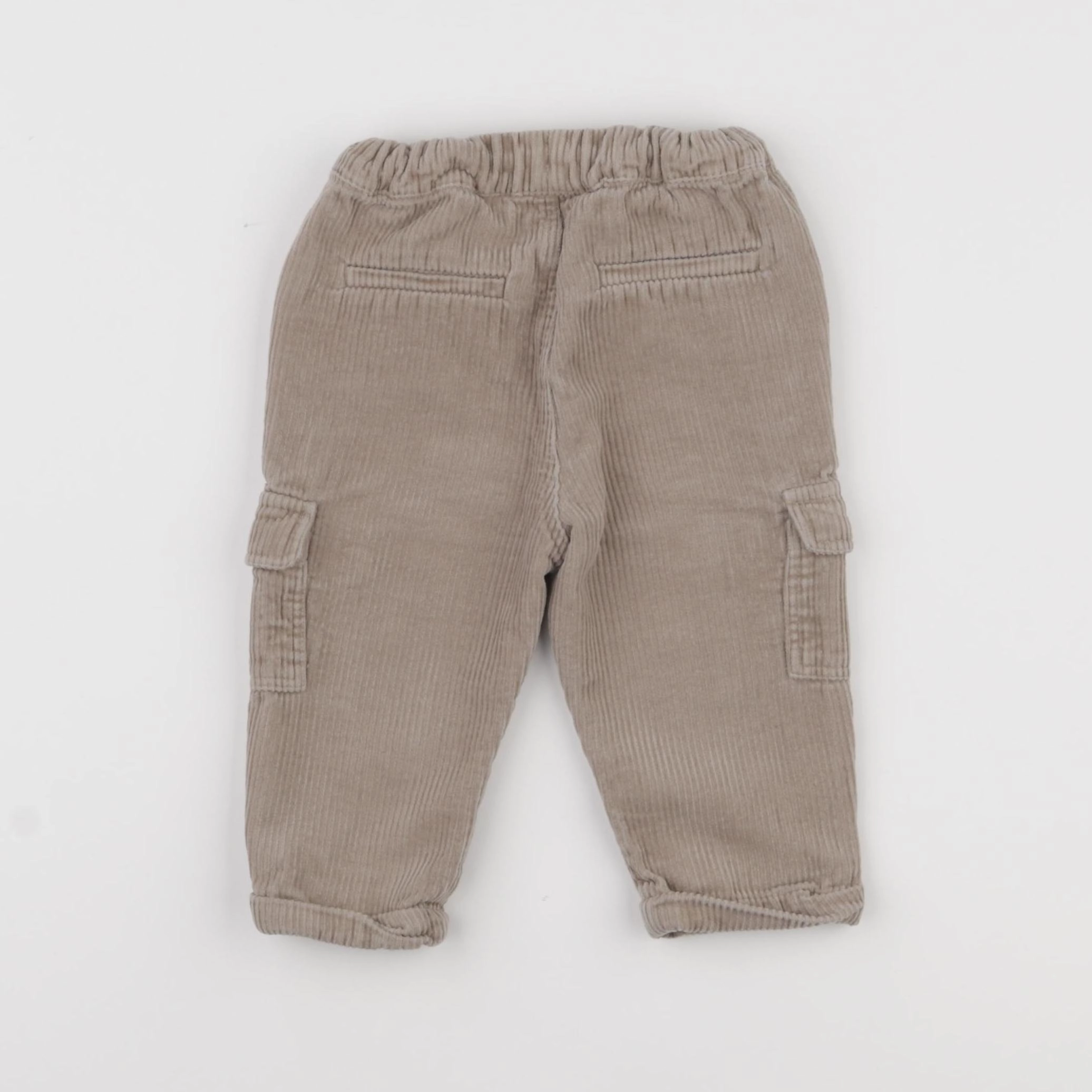 Vertbaudet - pantalon gris - 12 mois