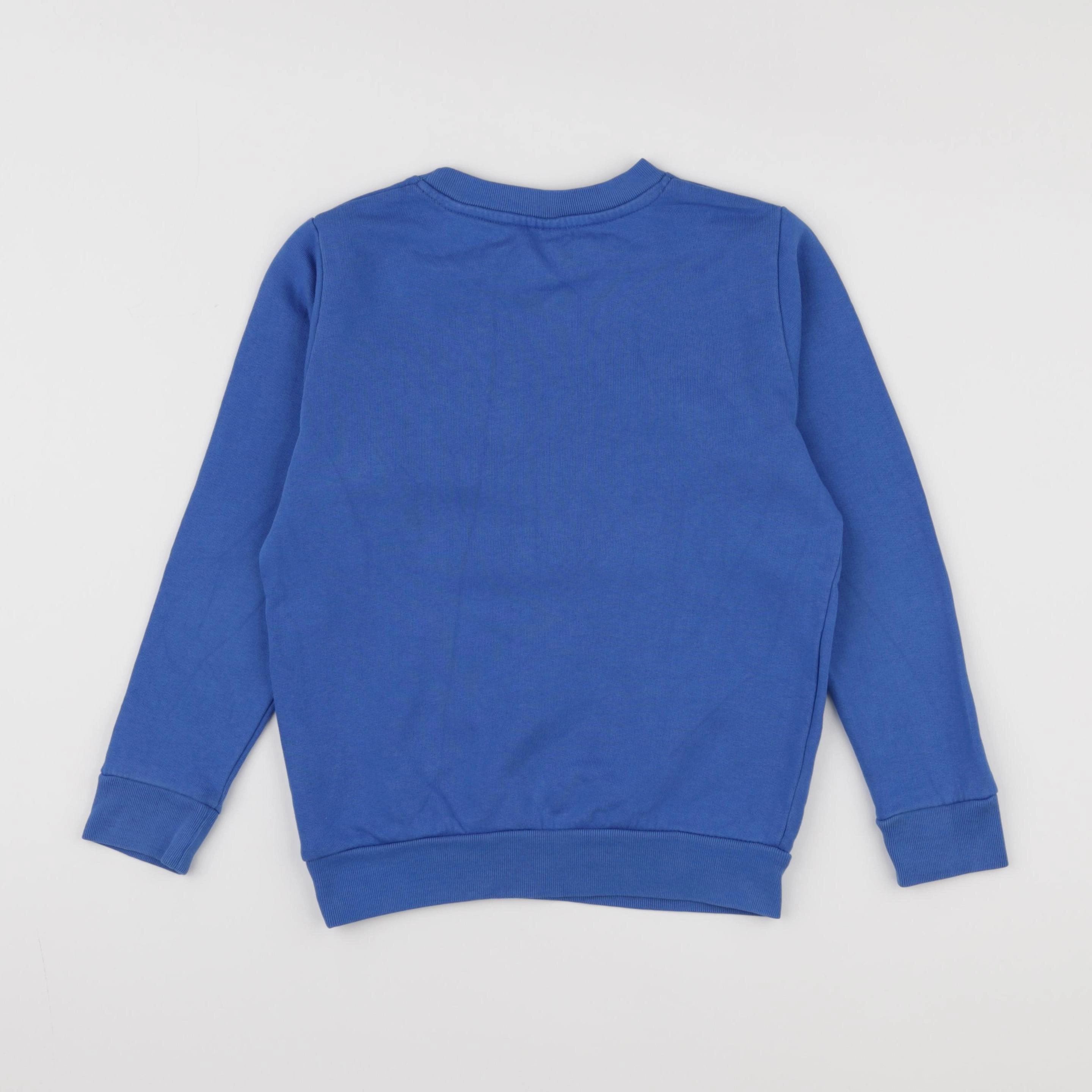 Petit Bateau - sweat bleu - 8 ans