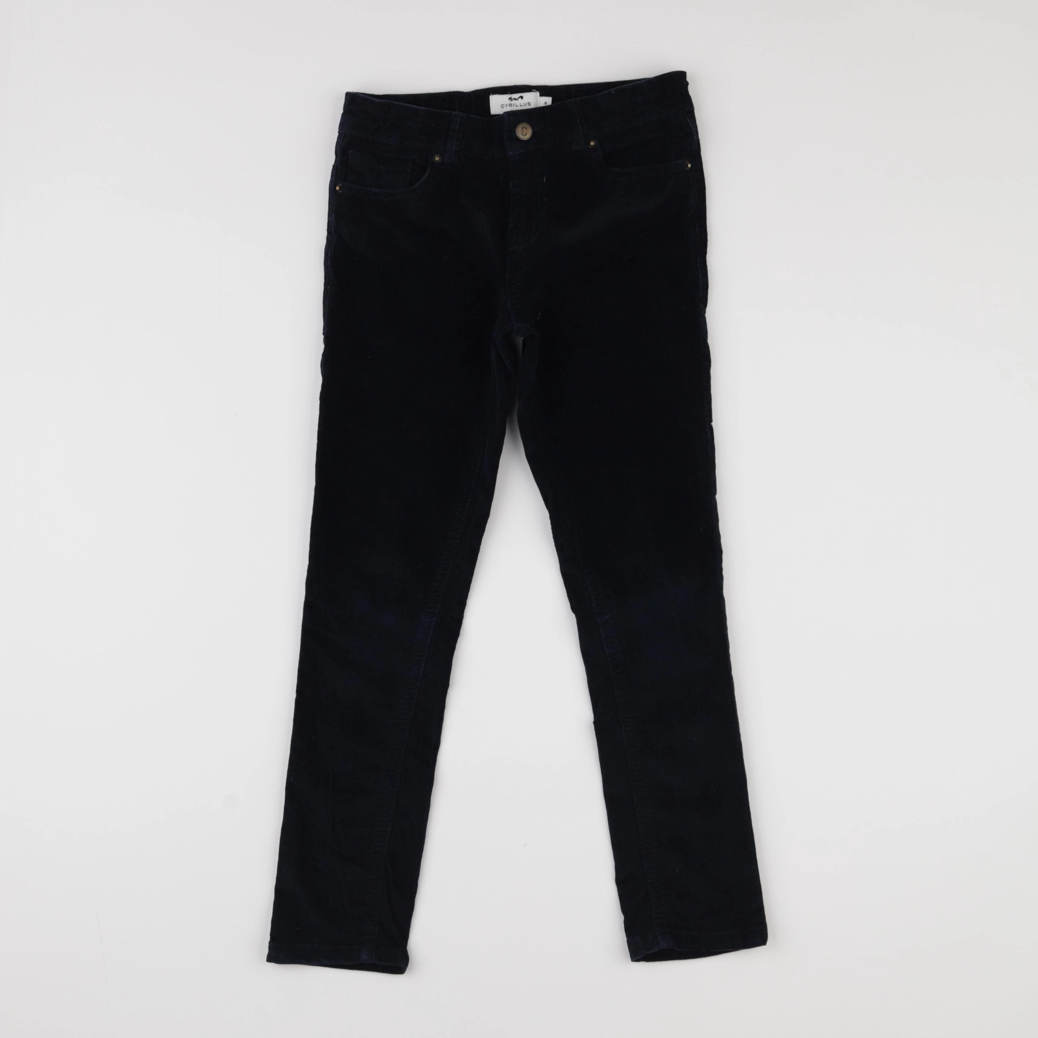 Cyrillus - pantalon bleu - 8 ans