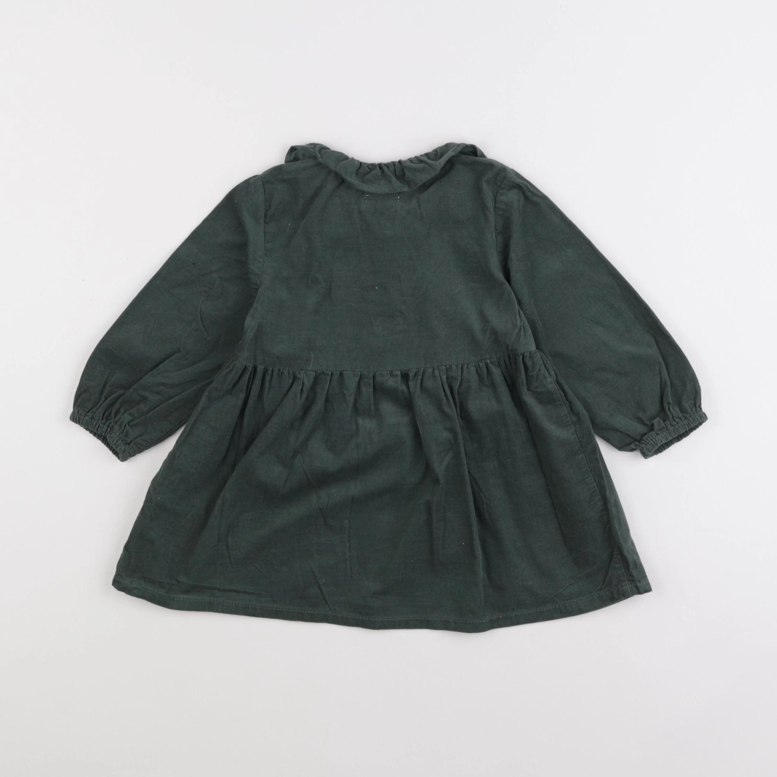 Vertbaudet - robe vert - 24 mois